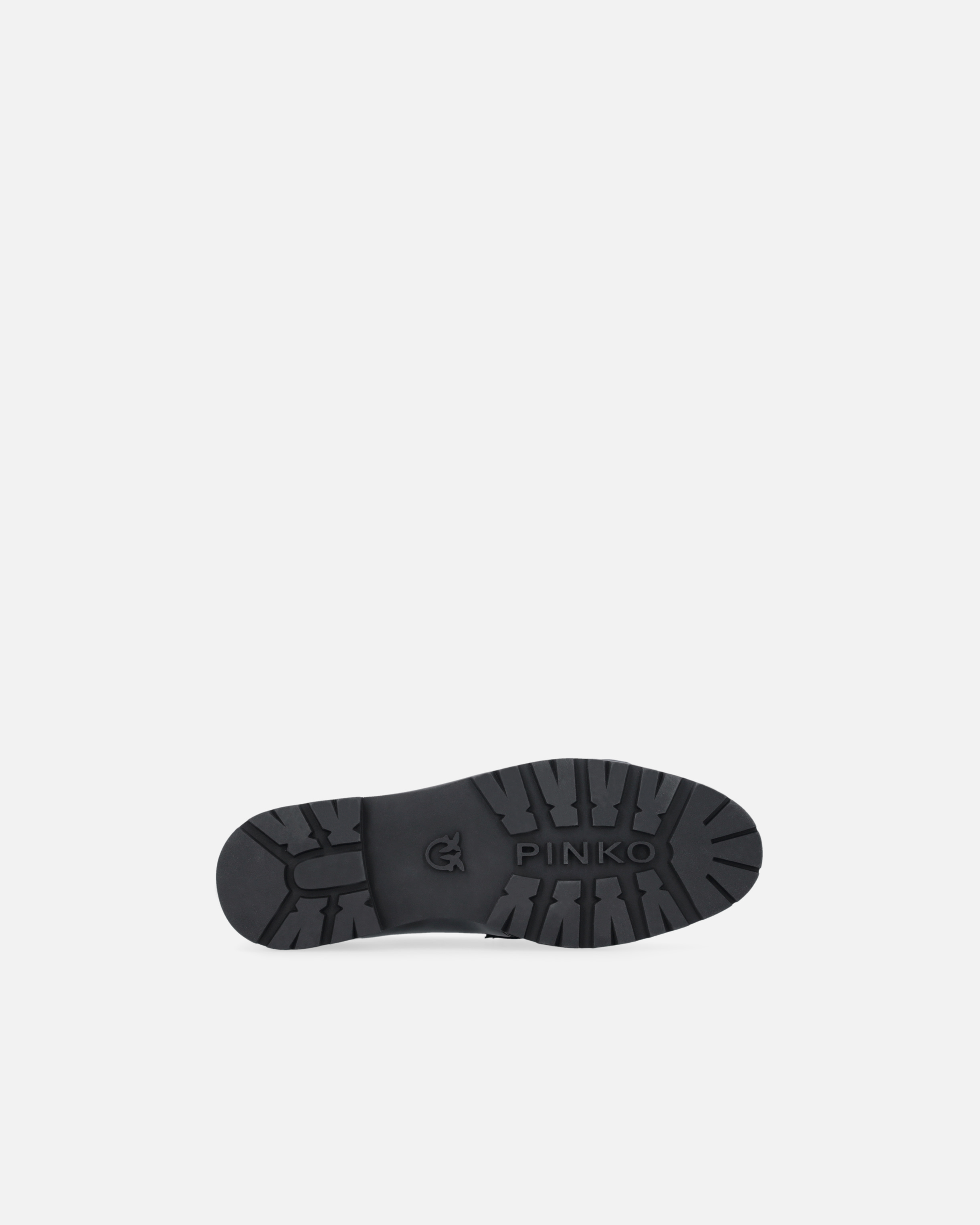 Pinko Moccasins With Love Birds Logo Plaque In Black