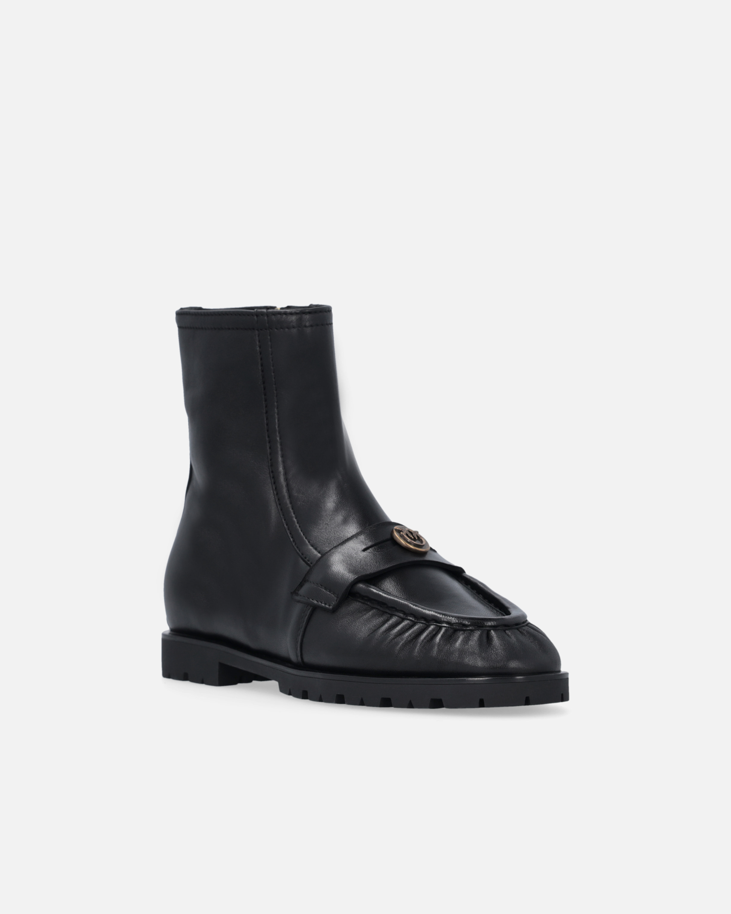 Love Birds 标牌短靴 - 黑色 - large