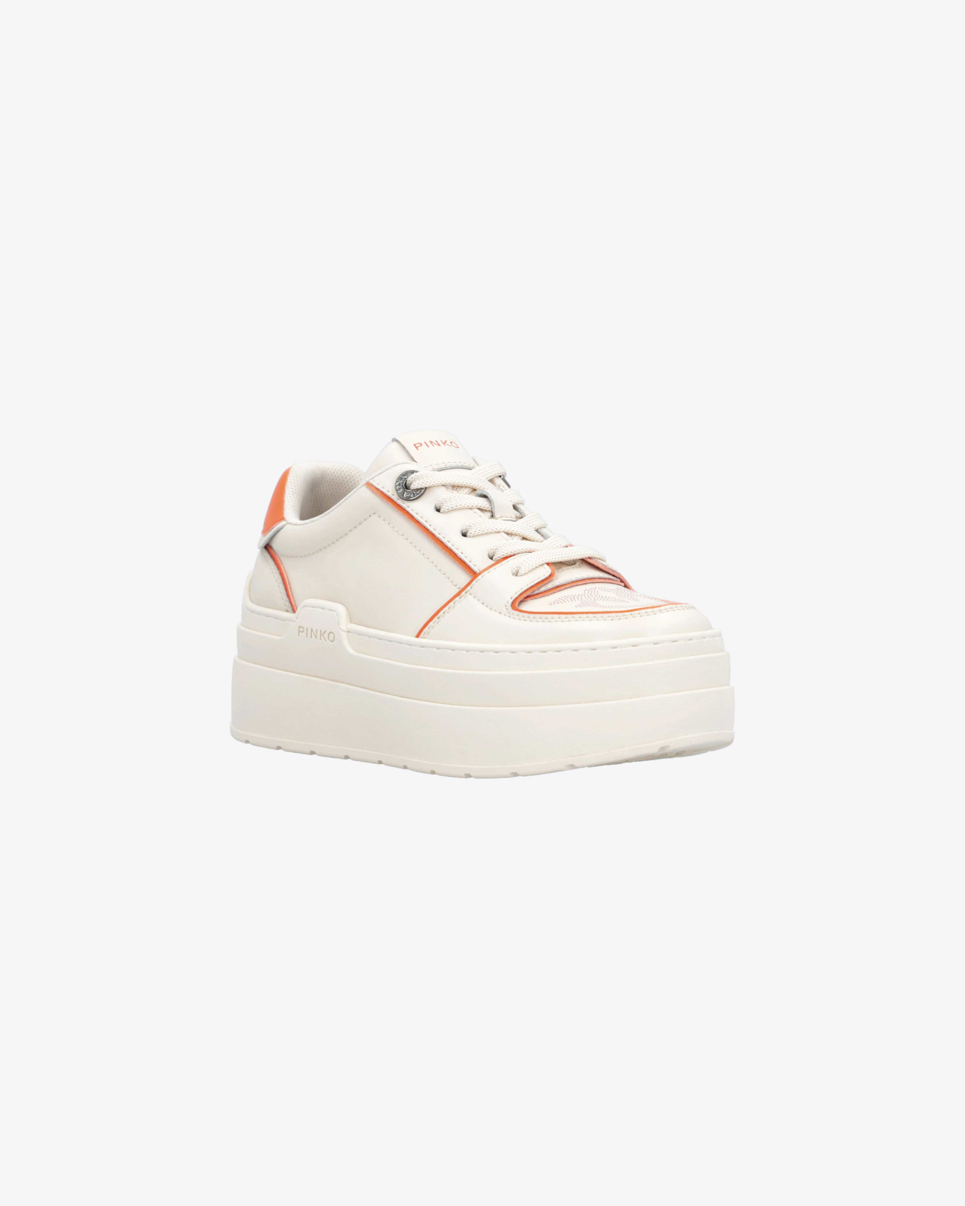 Shop Pinko Two-tone Platform Sneakers In Yh7