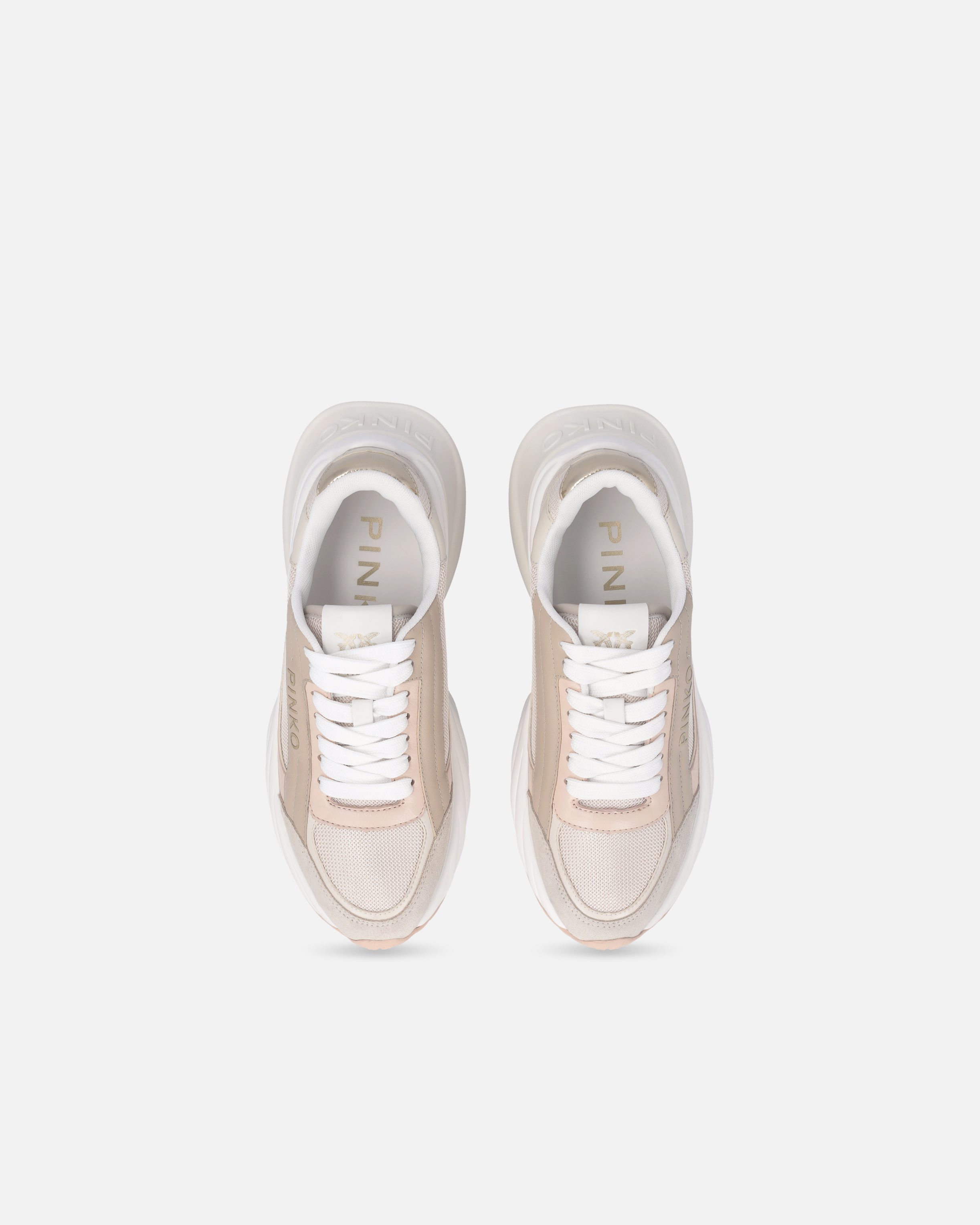 スニーカー PINKO SS25 Sneakers & Slip-On (SS0031 P075ZN3) Ariel sneakers with logo and leather and suede details
