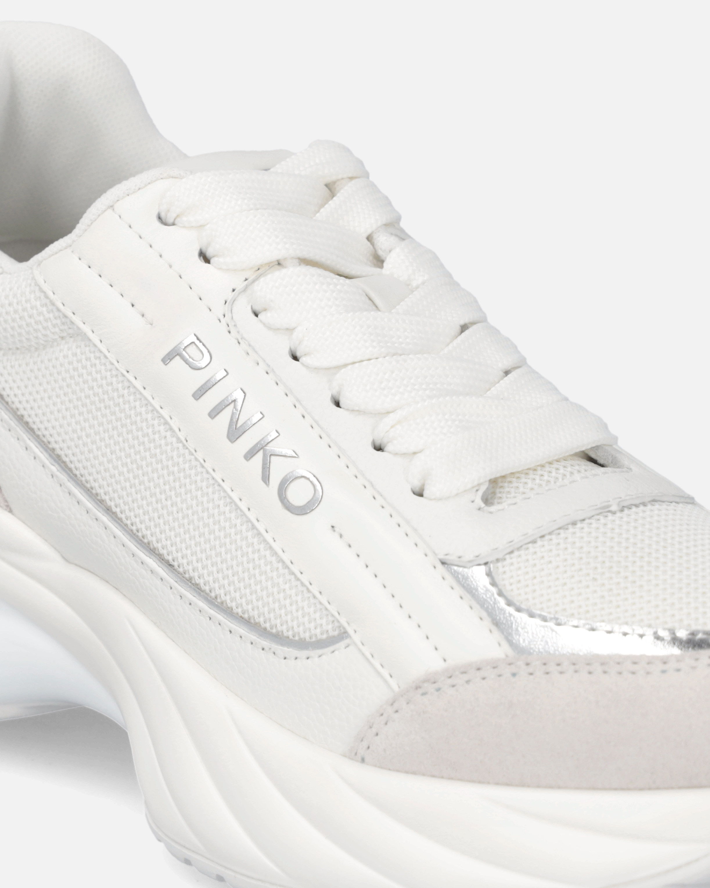 スニーカー PINKO Woman Sneakers White SS0031P075 ZN3 Pinko SS0031P075 Woman White Sneakers - Zuklat