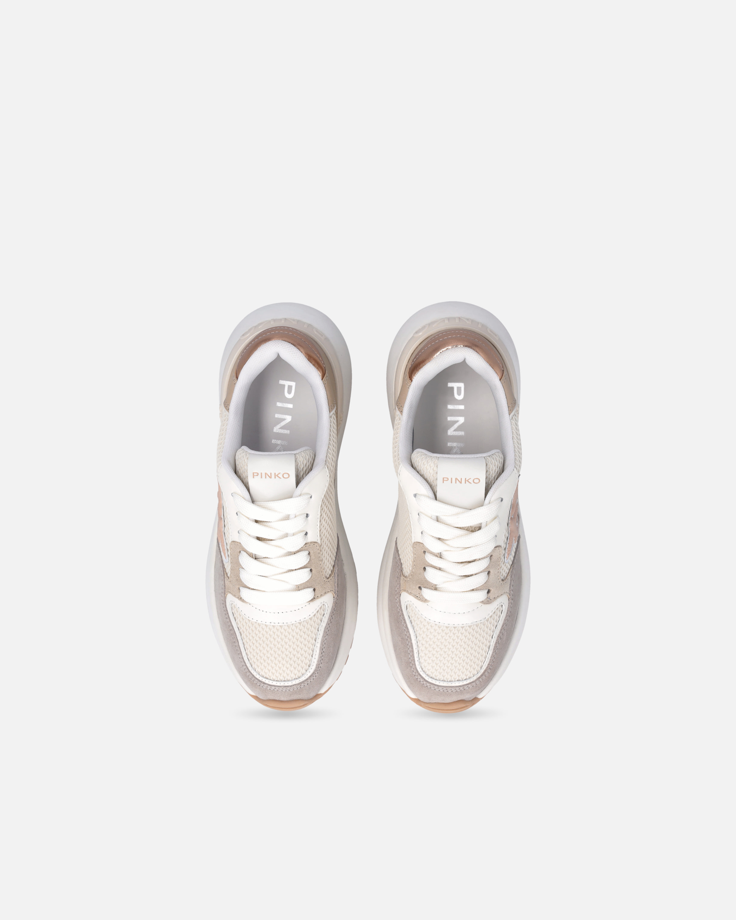 スニーカー PINKO Woman Sneakers Multicolor SS0055P074 K26 Laminated chunky sneakers with logo