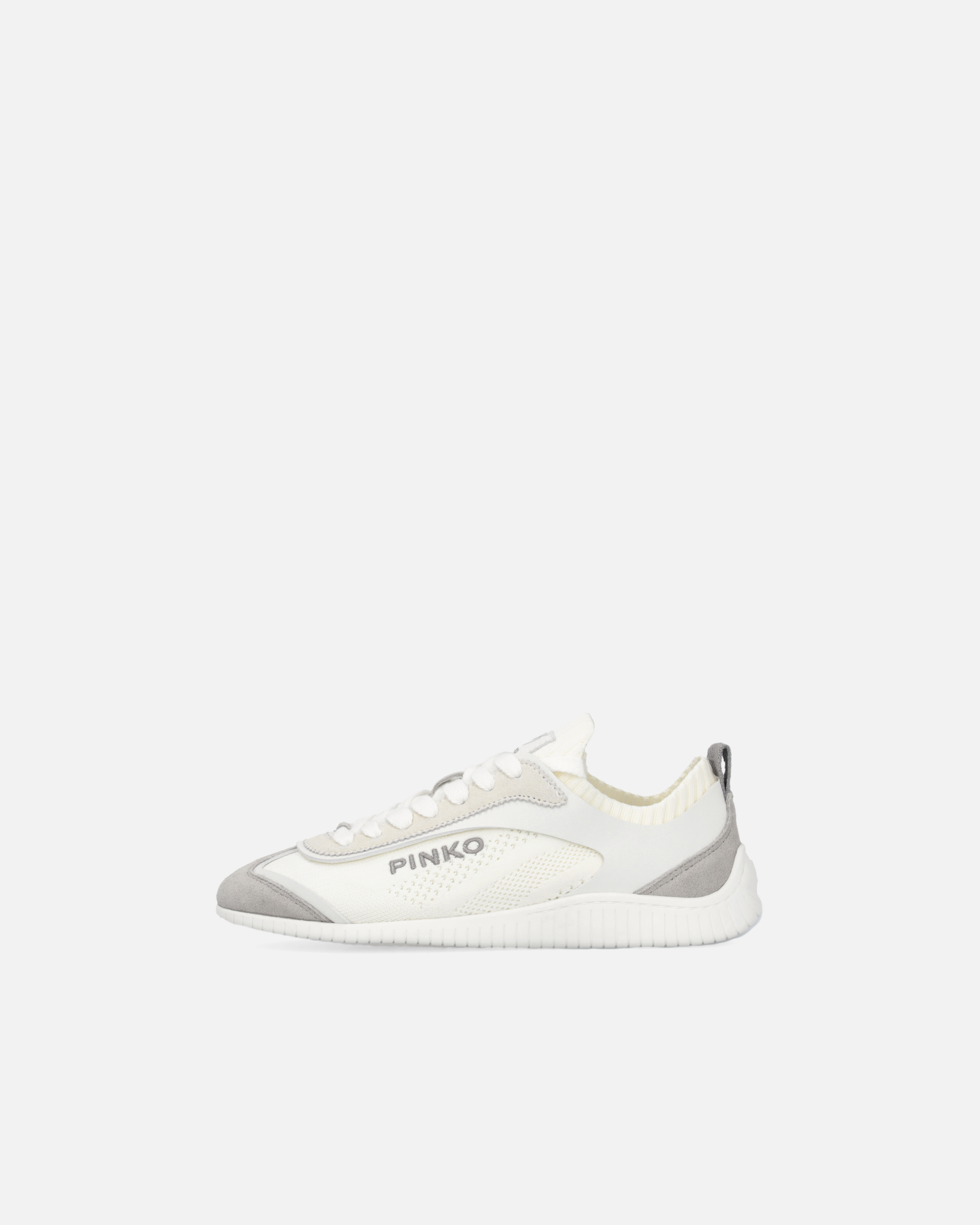 Lightweight knit fabric and microfibre sneakers