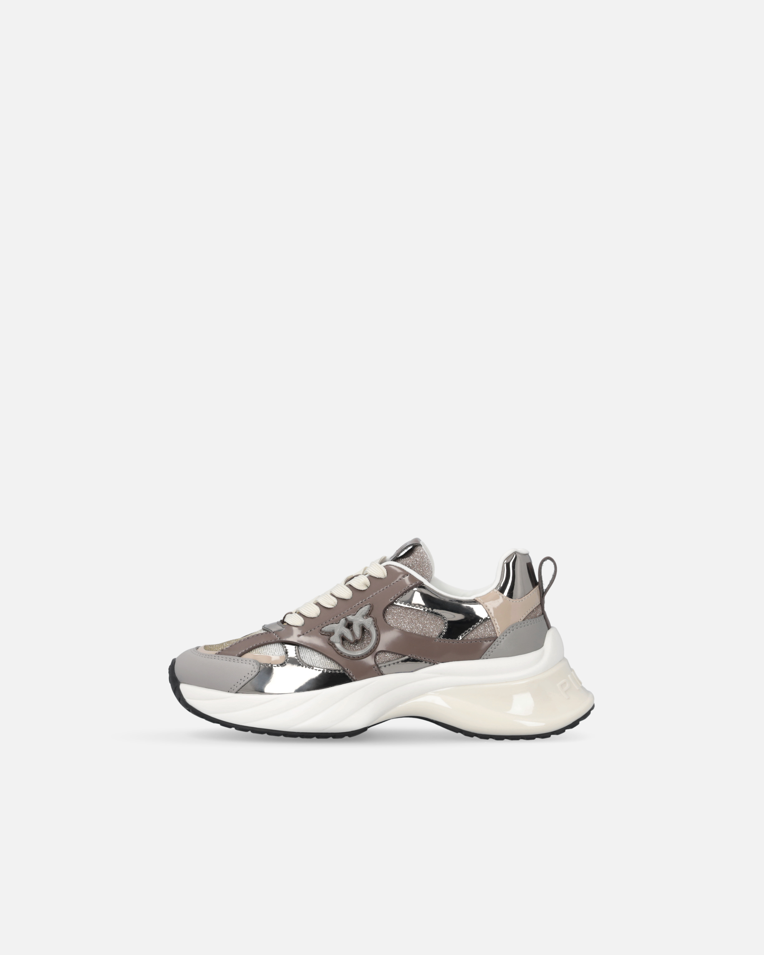 Glittery sneakers with Love Birds logo 4