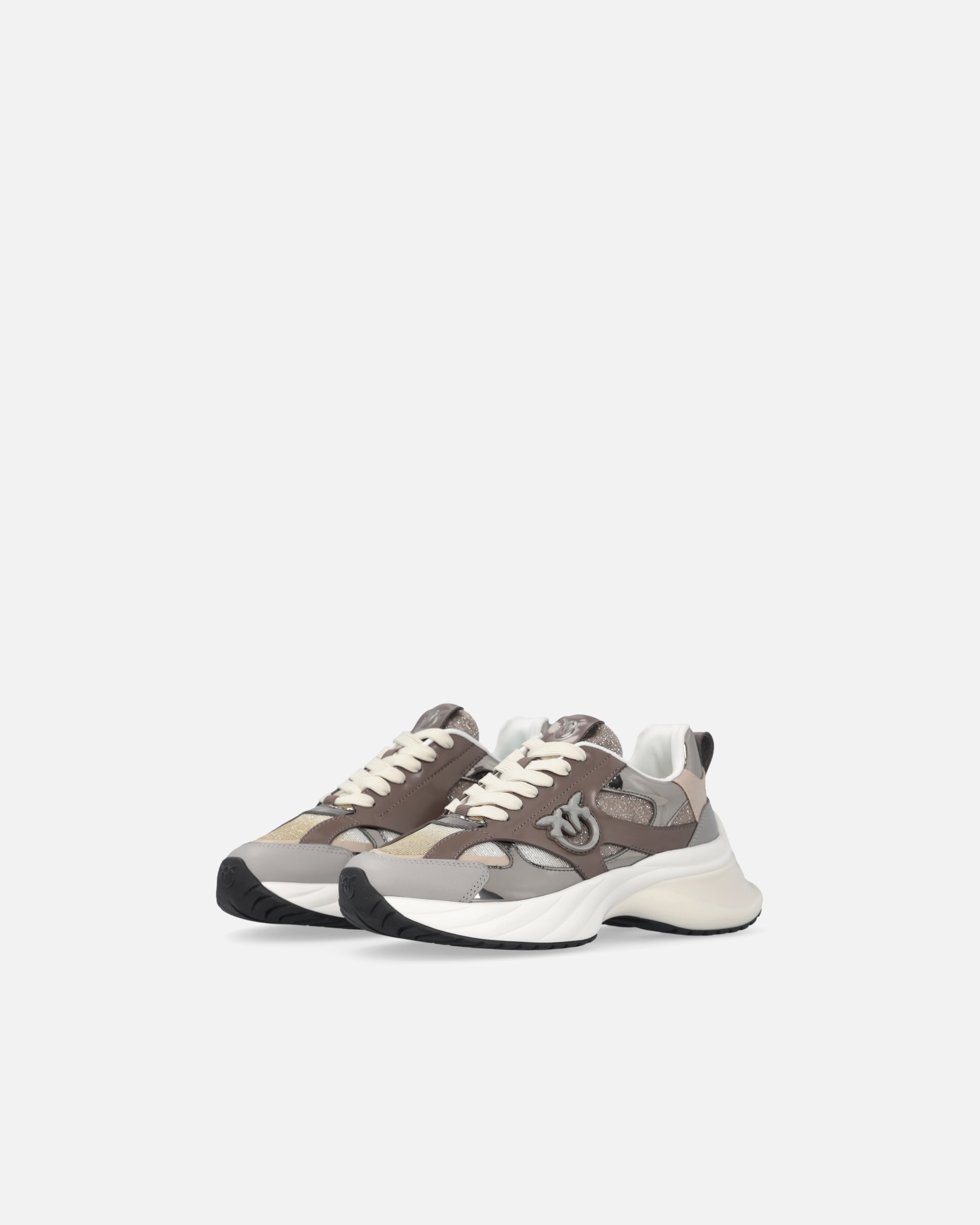 Glittery sneakers with Love Birds logo 5