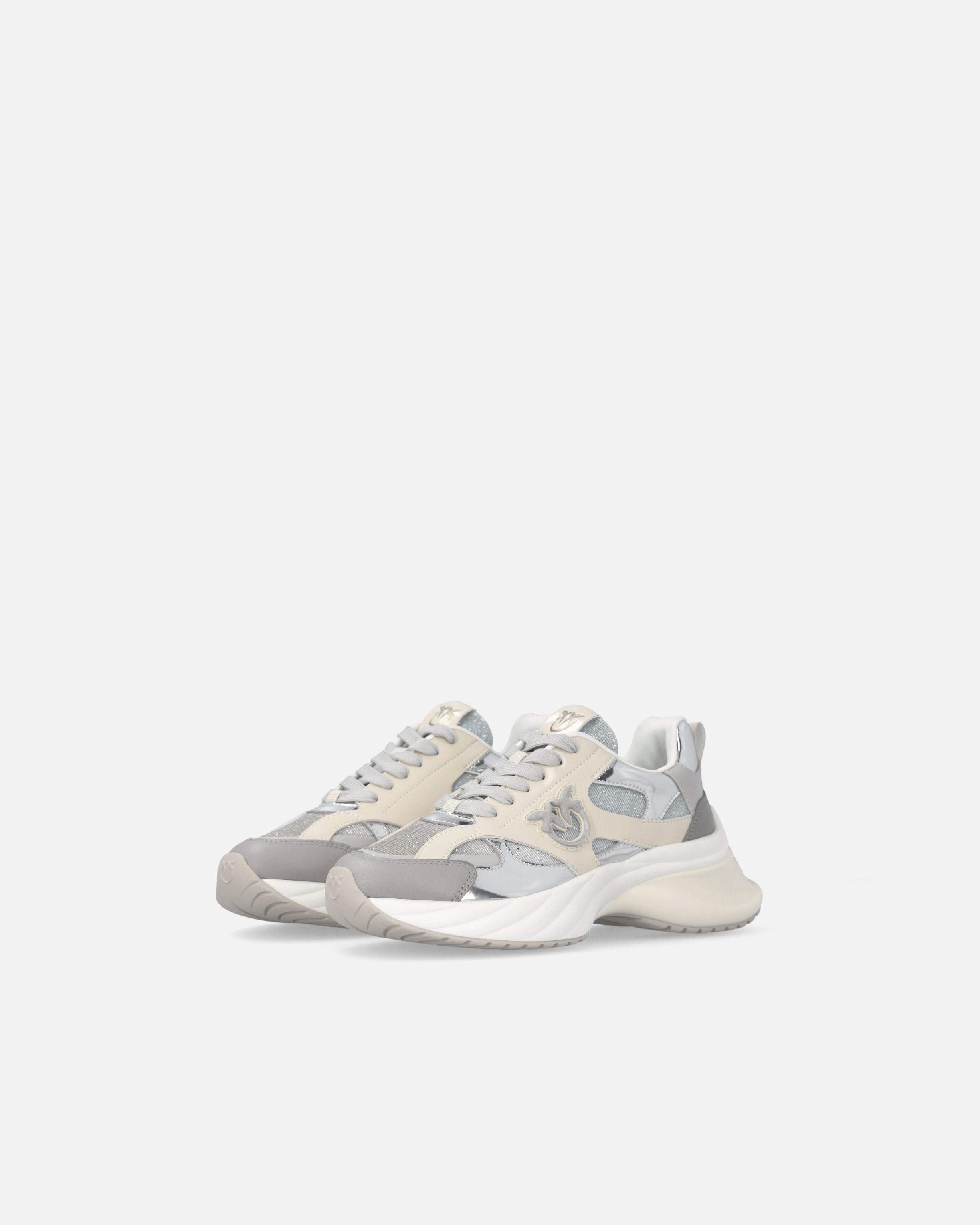 Glittery sneakers with Love Birds logo 5