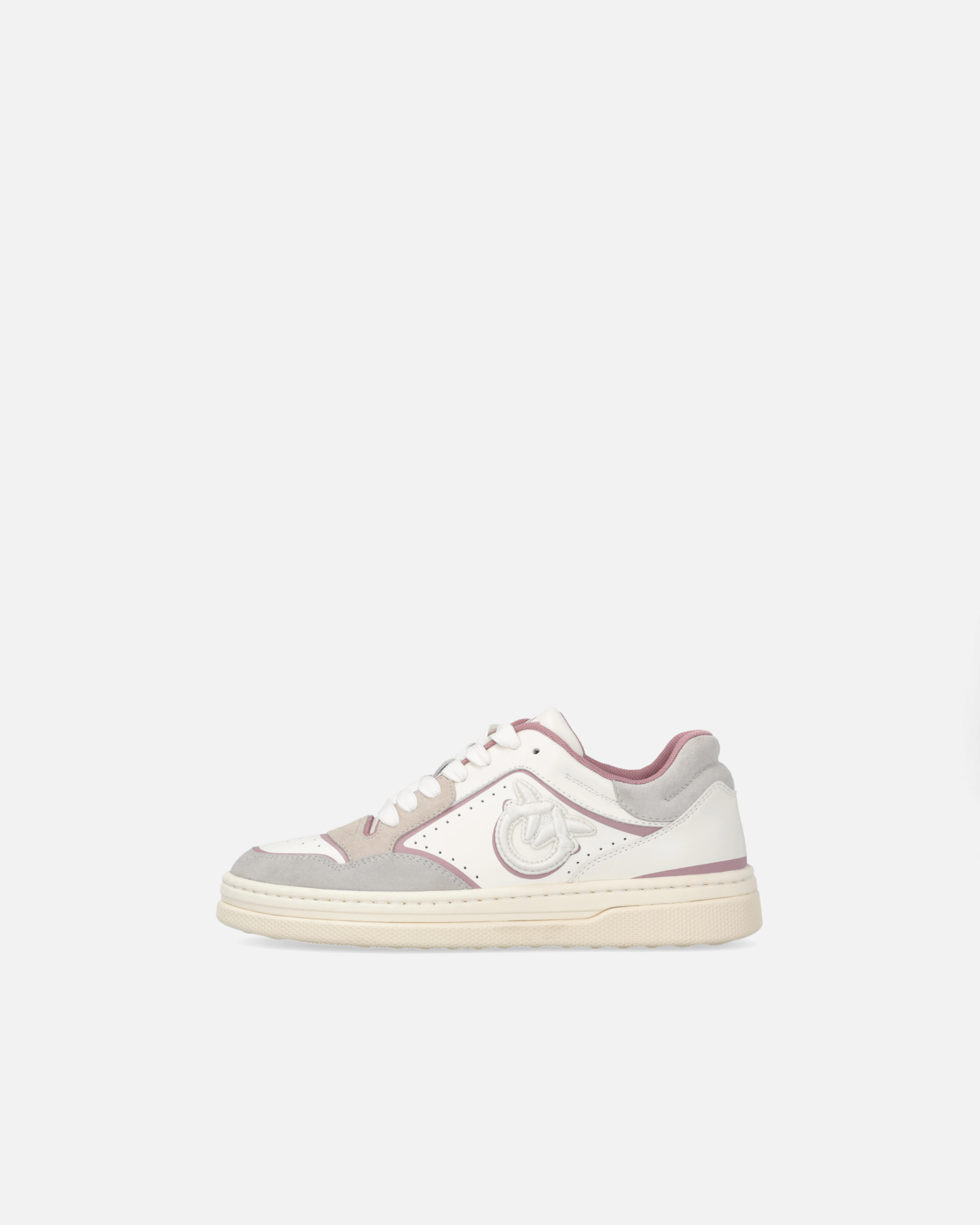 Pinko Mandy Sneakers In White/pink
