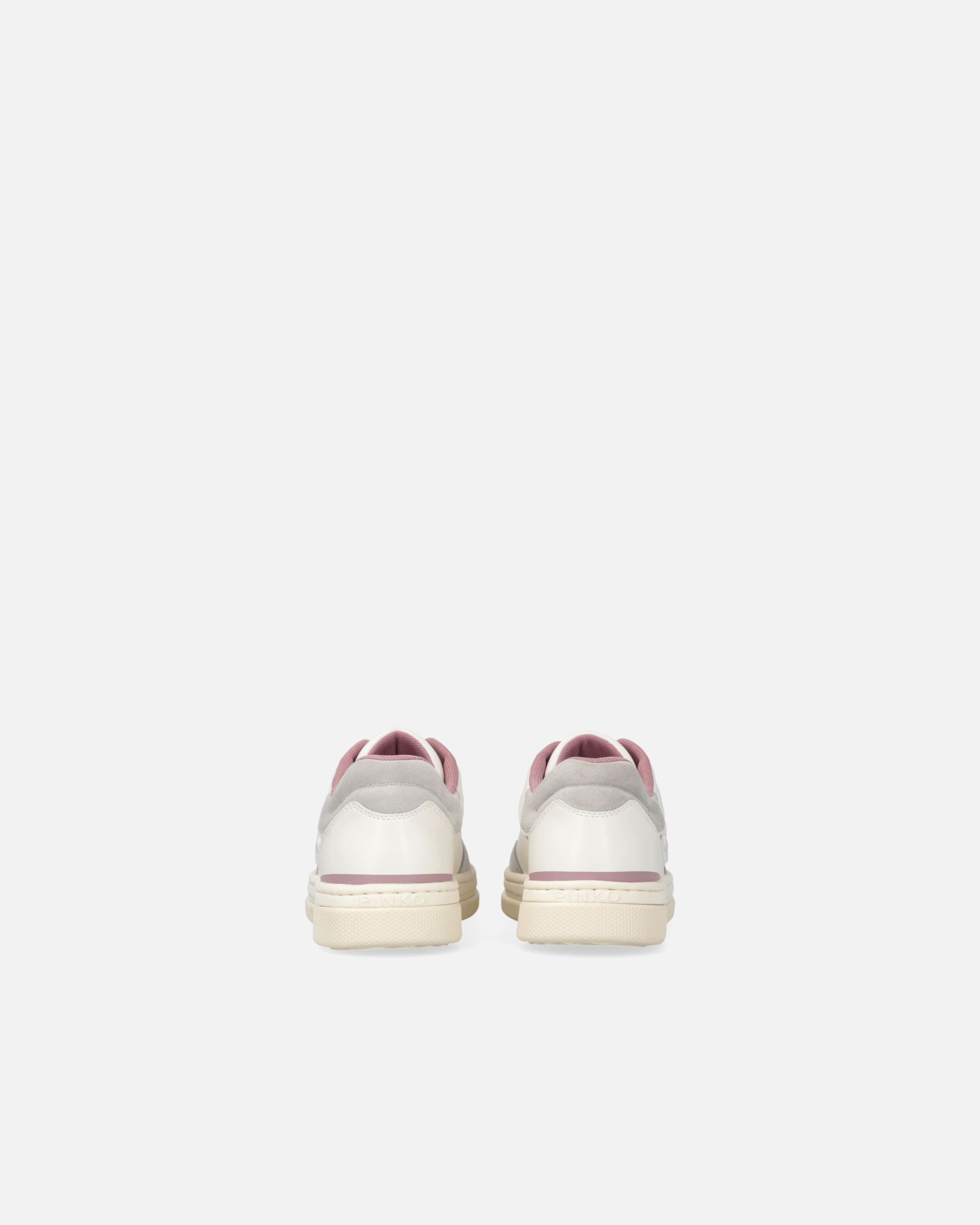 Pinko Mandy Sneakers In White/pink