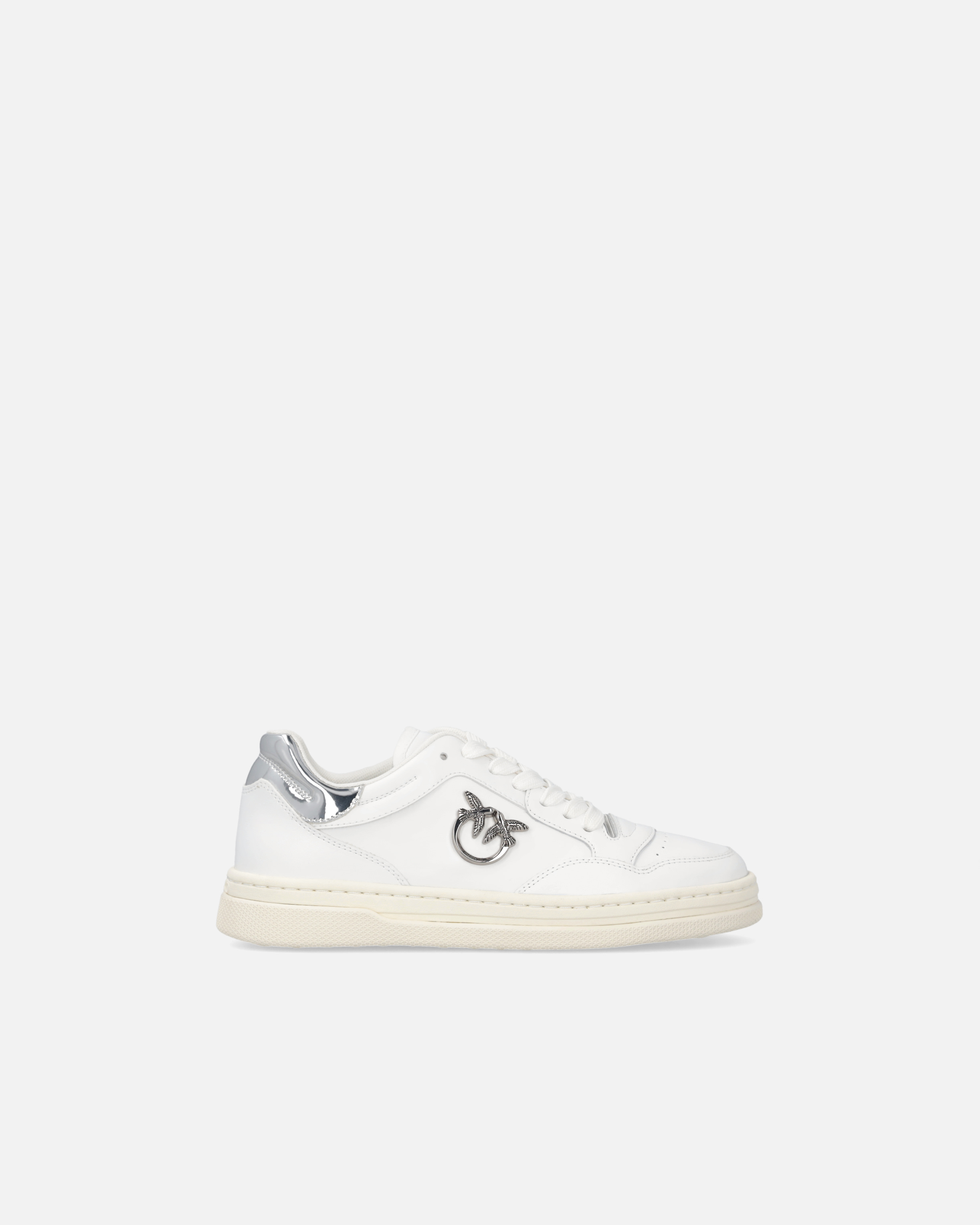 Pinko Sneakers With Love Birds Logo Plaque In Multi