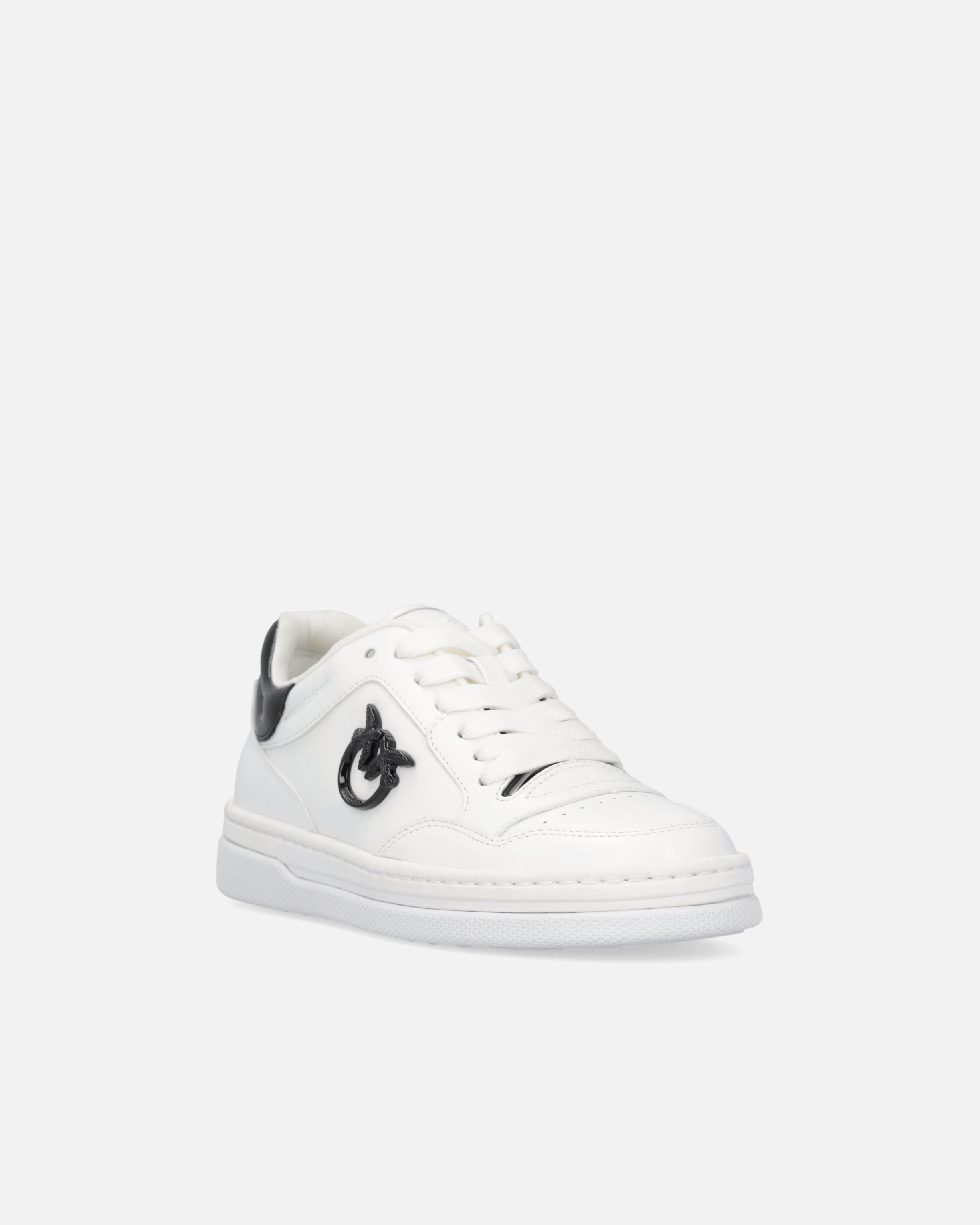 Pinko Sneakers With Love Birds Logo Plaque In Multi