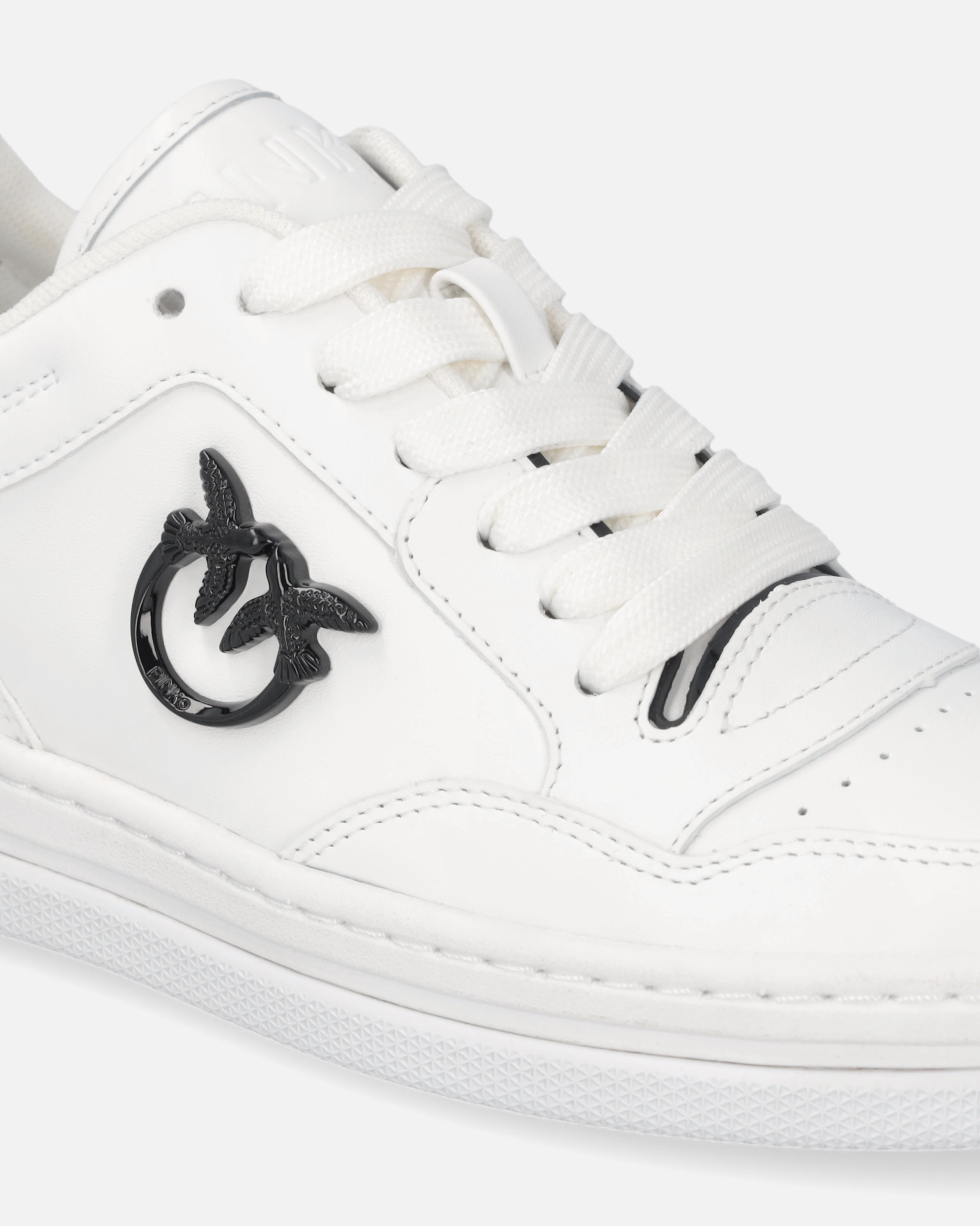 Pinko Sneakers With Love Birds Logo Plaque In Multi