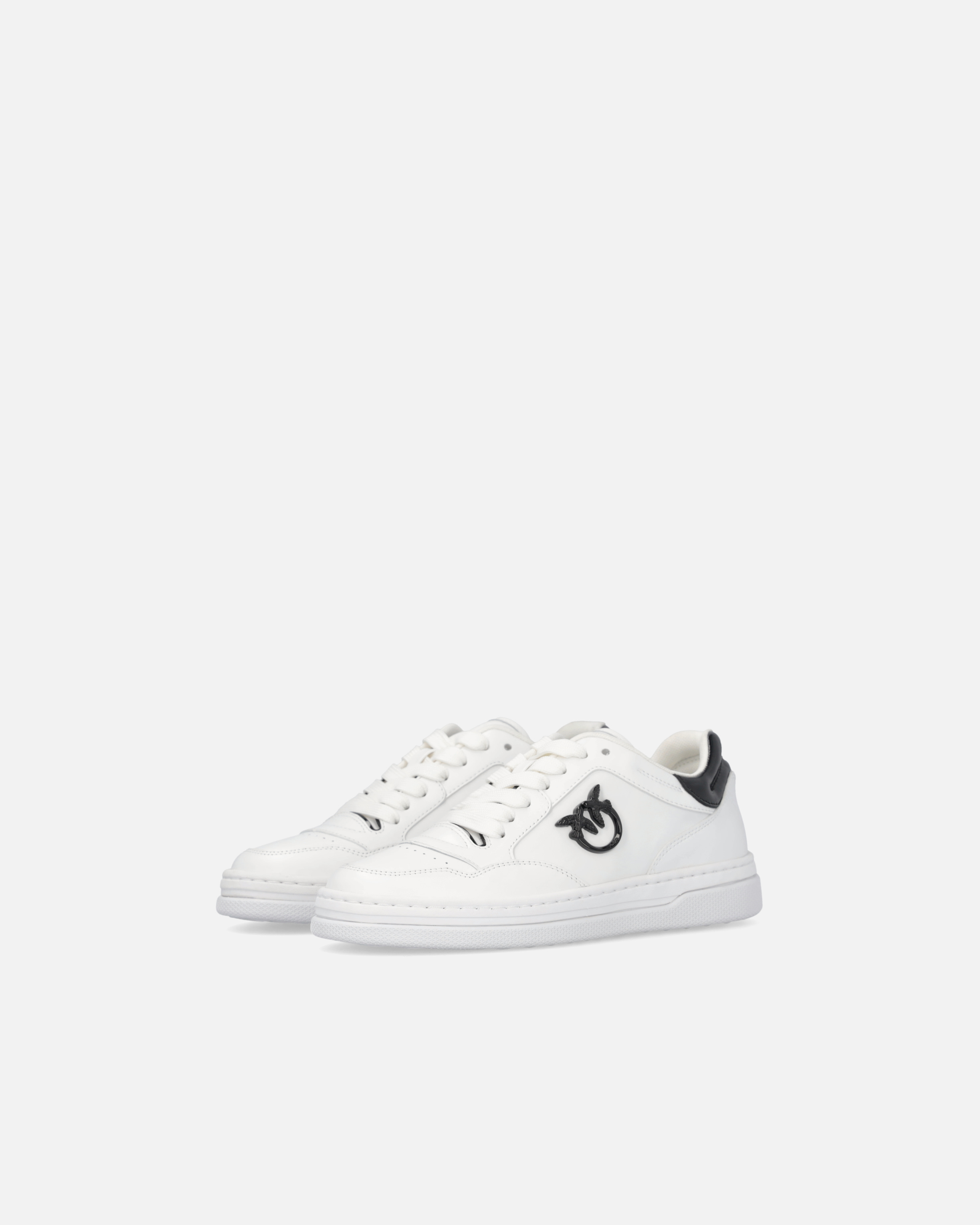 Pinko Sneakers With Love Birds Logo Plaque In Multi