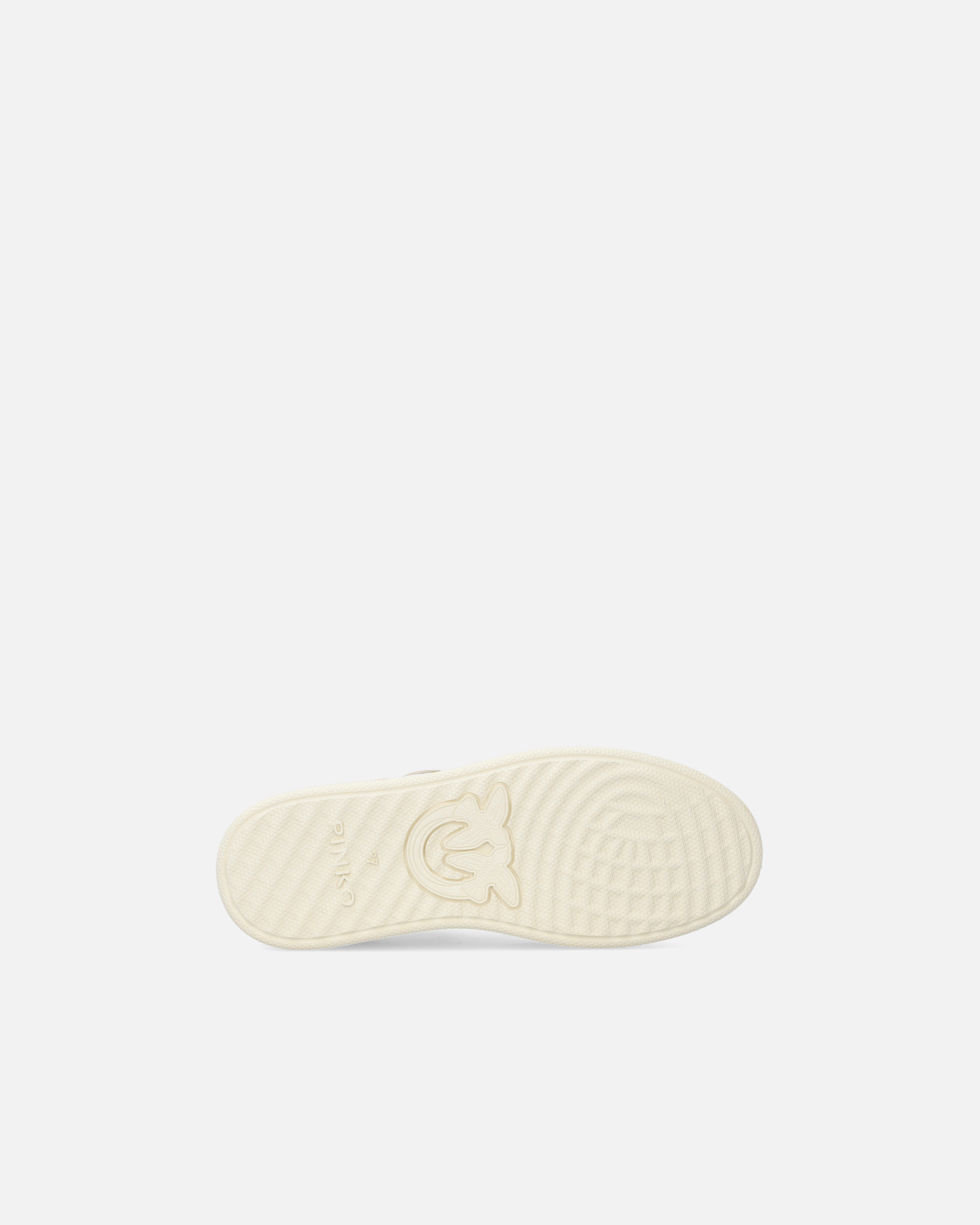 Pinko Leather Sneakers In White/lime