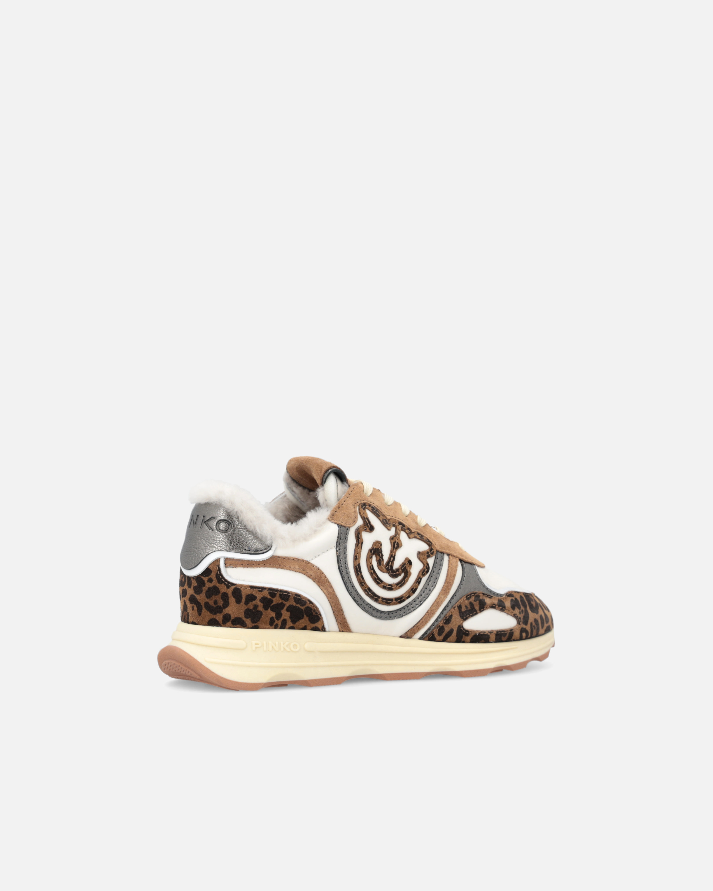 Sneakers mit Logo Love Birds und Animal-Print 2