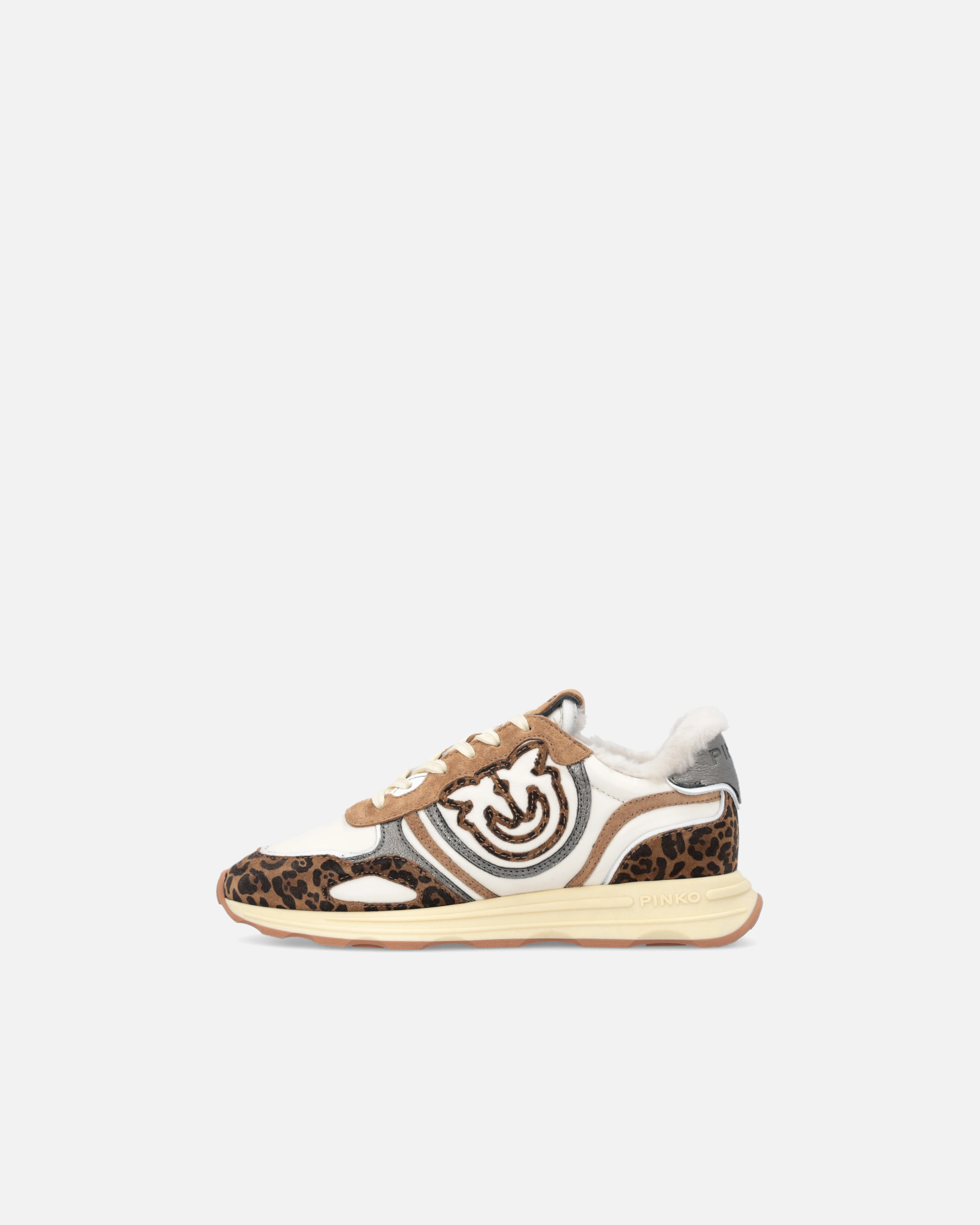 Sneakers mit Logo Love Birds und Animal-Print 4