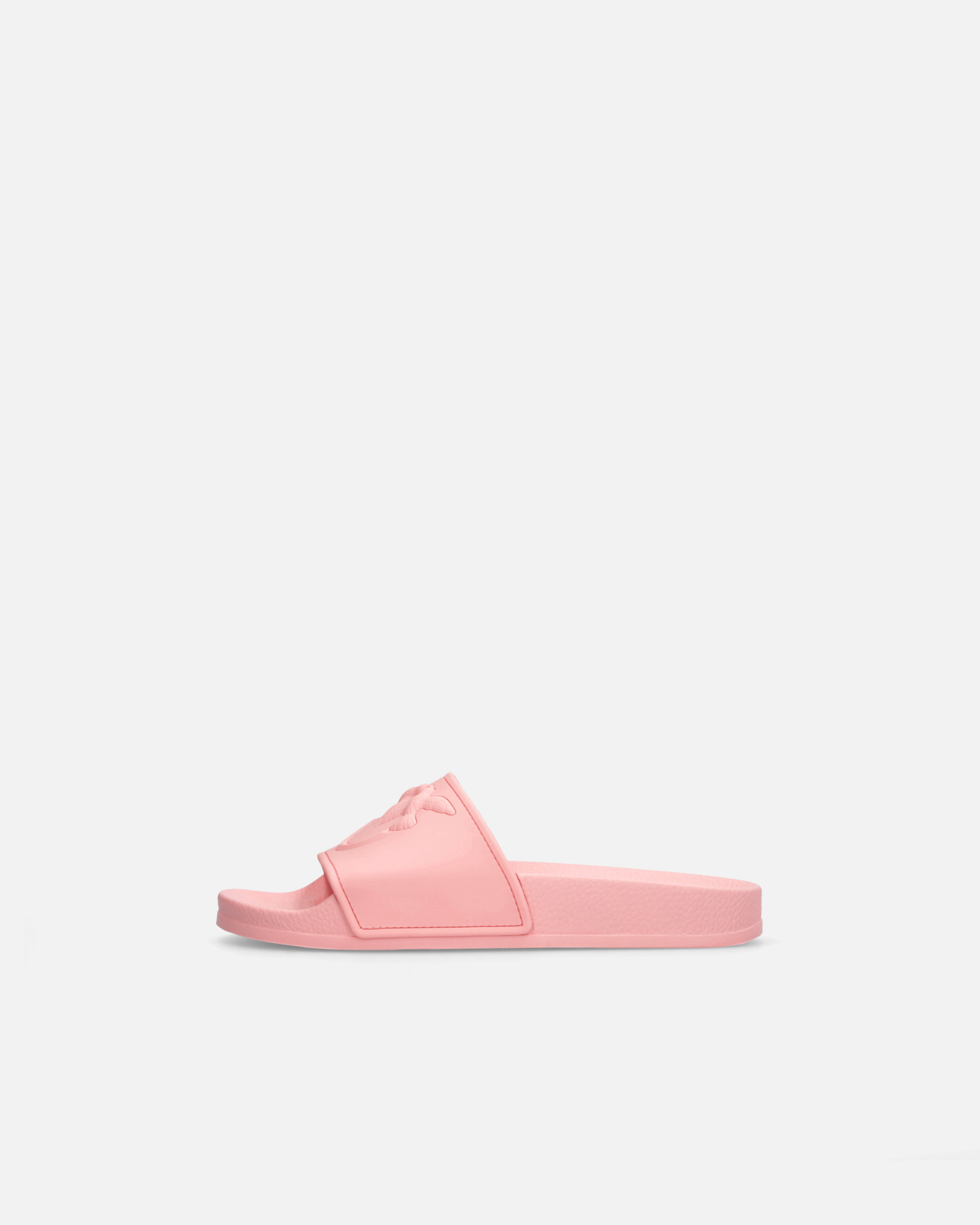 Rubberized slippers with Love Birds logo band