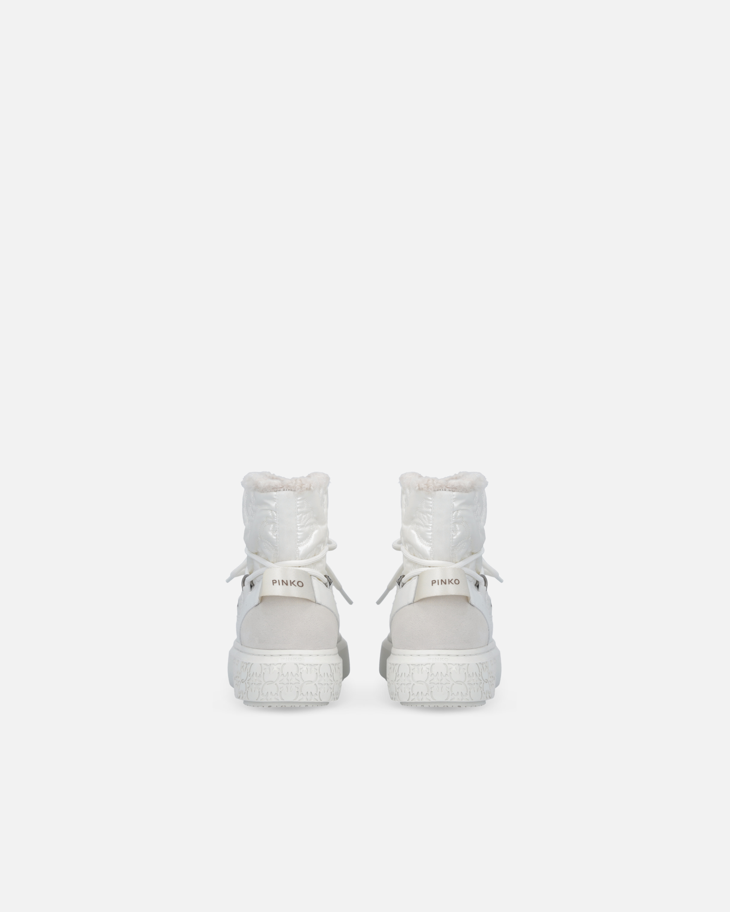 Gesteppte Stiefel mit Logo Love Birds 7