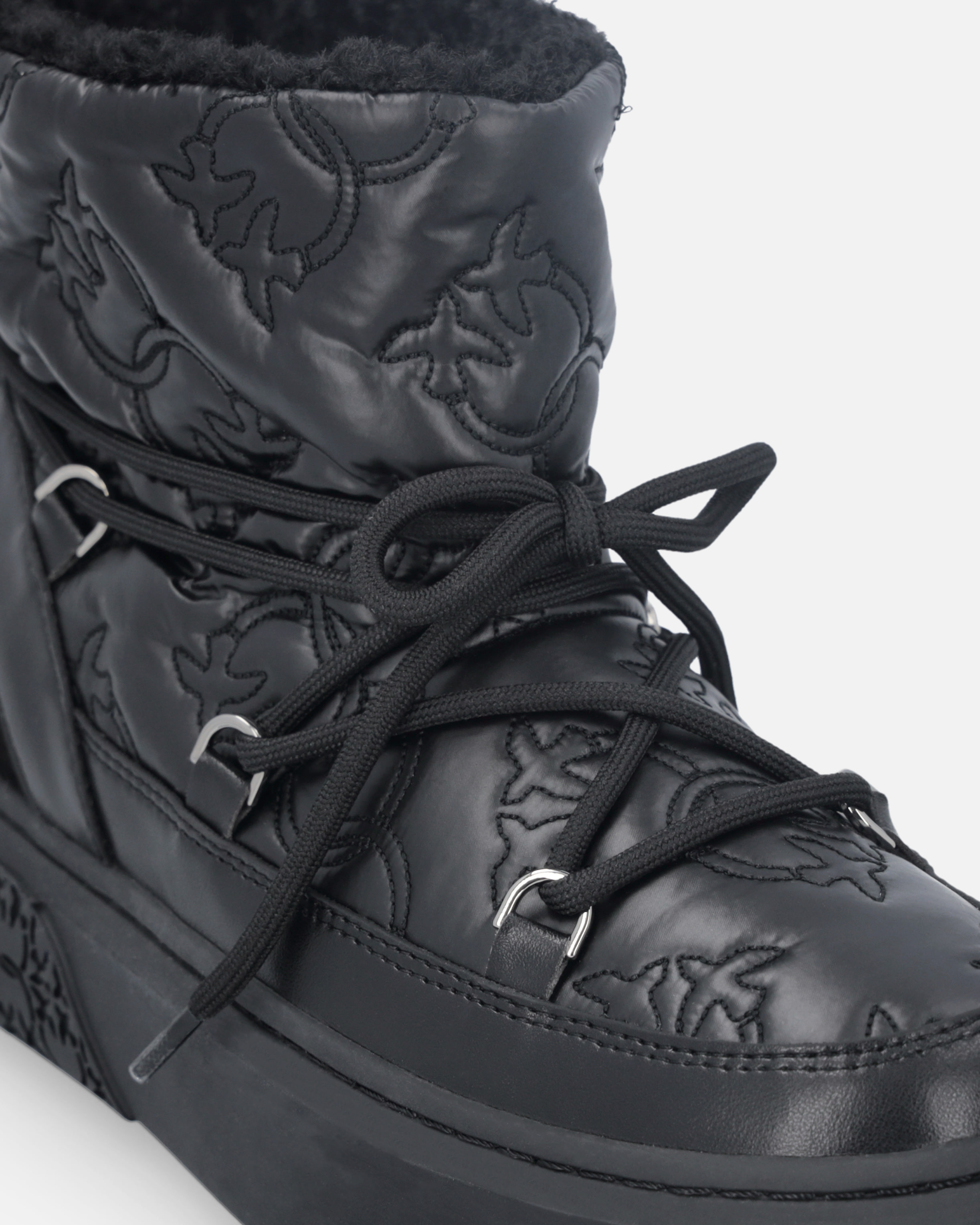 Gesteppte Stiefel mit Logo Love Birds 3