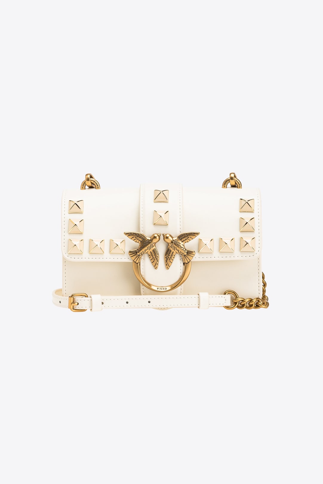 Mini Love Bag One Painted Studs PINKO Shop Online