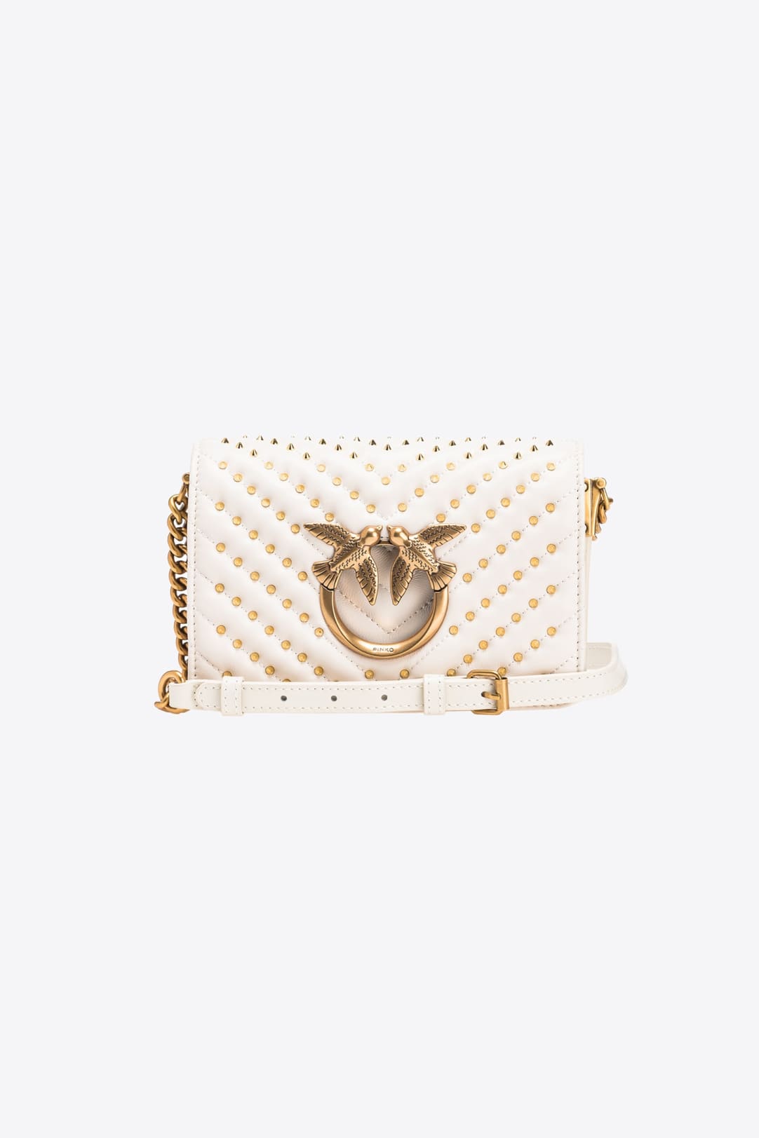 PINKO Small Click Round Love Crossbody Bag - Farfetch