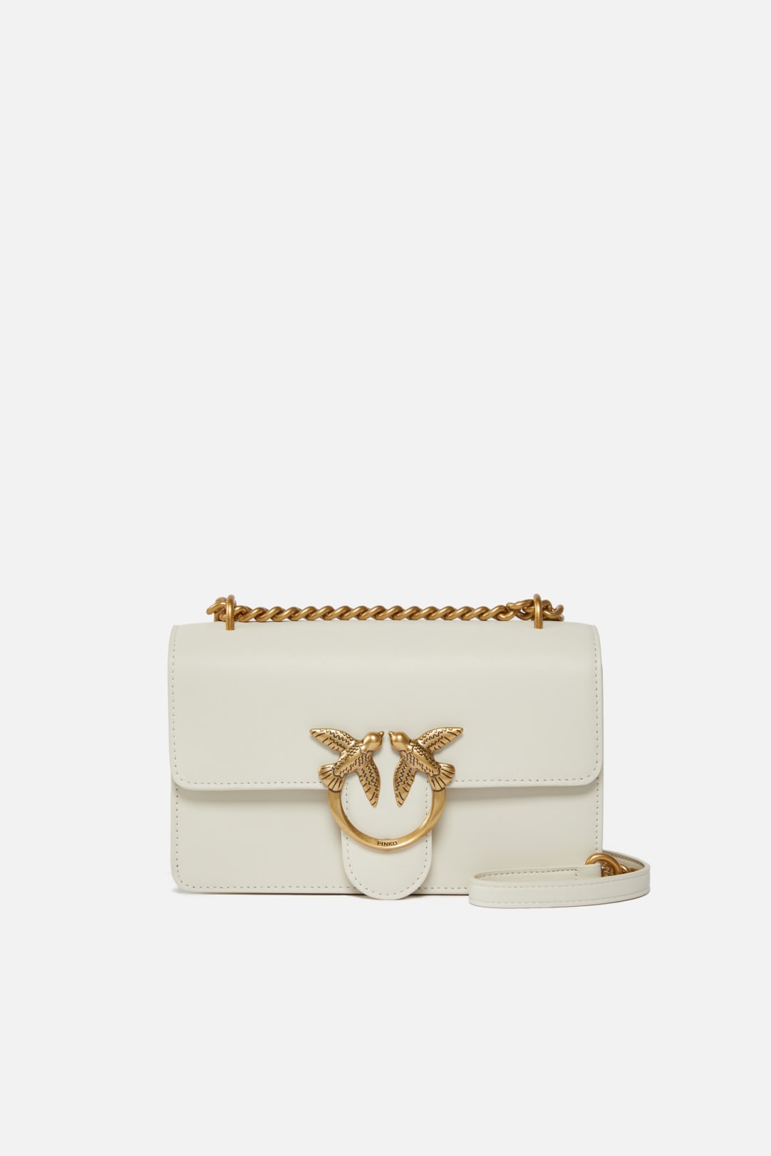 Pinko mini love bag white cheap