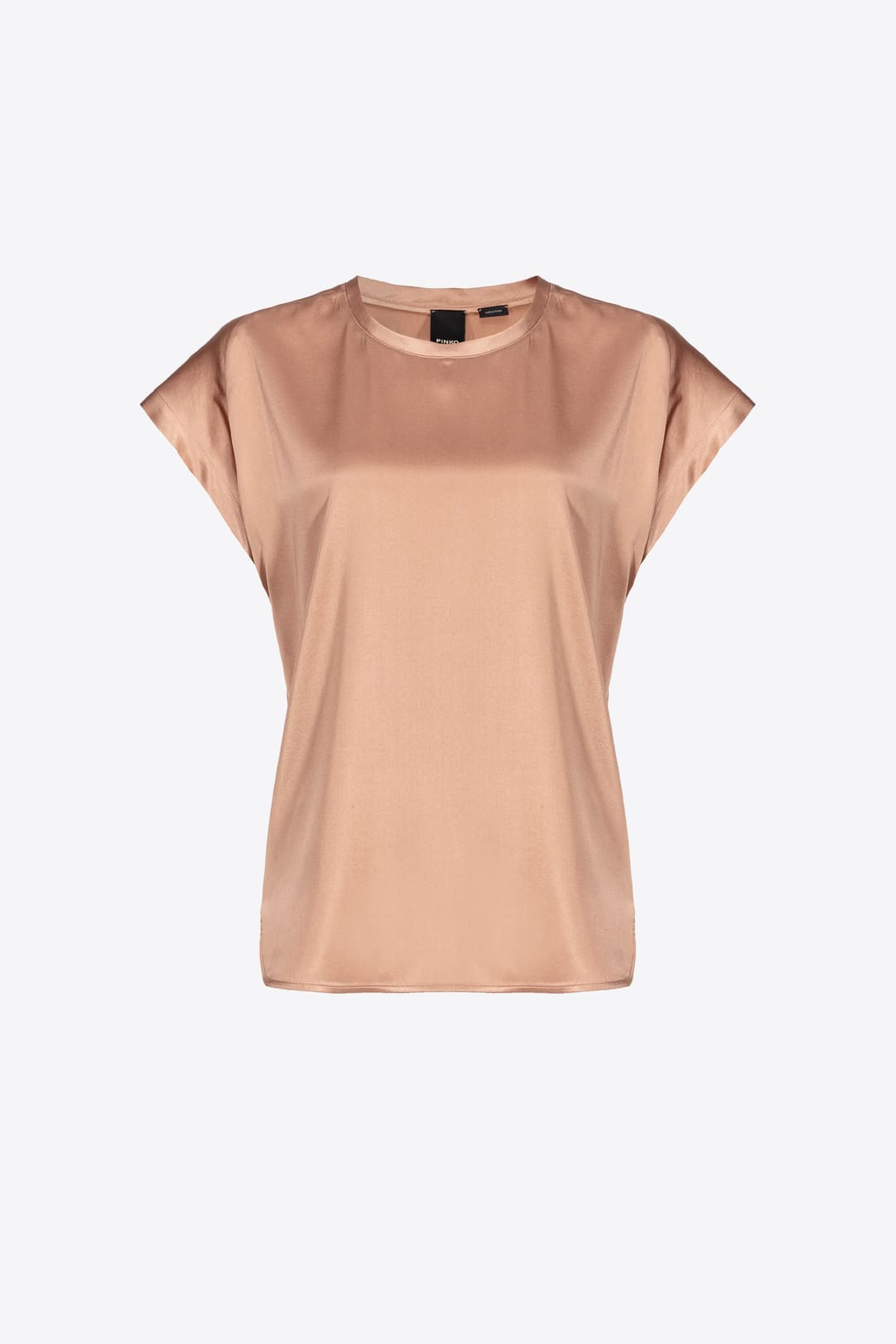 Stretch satin top shop