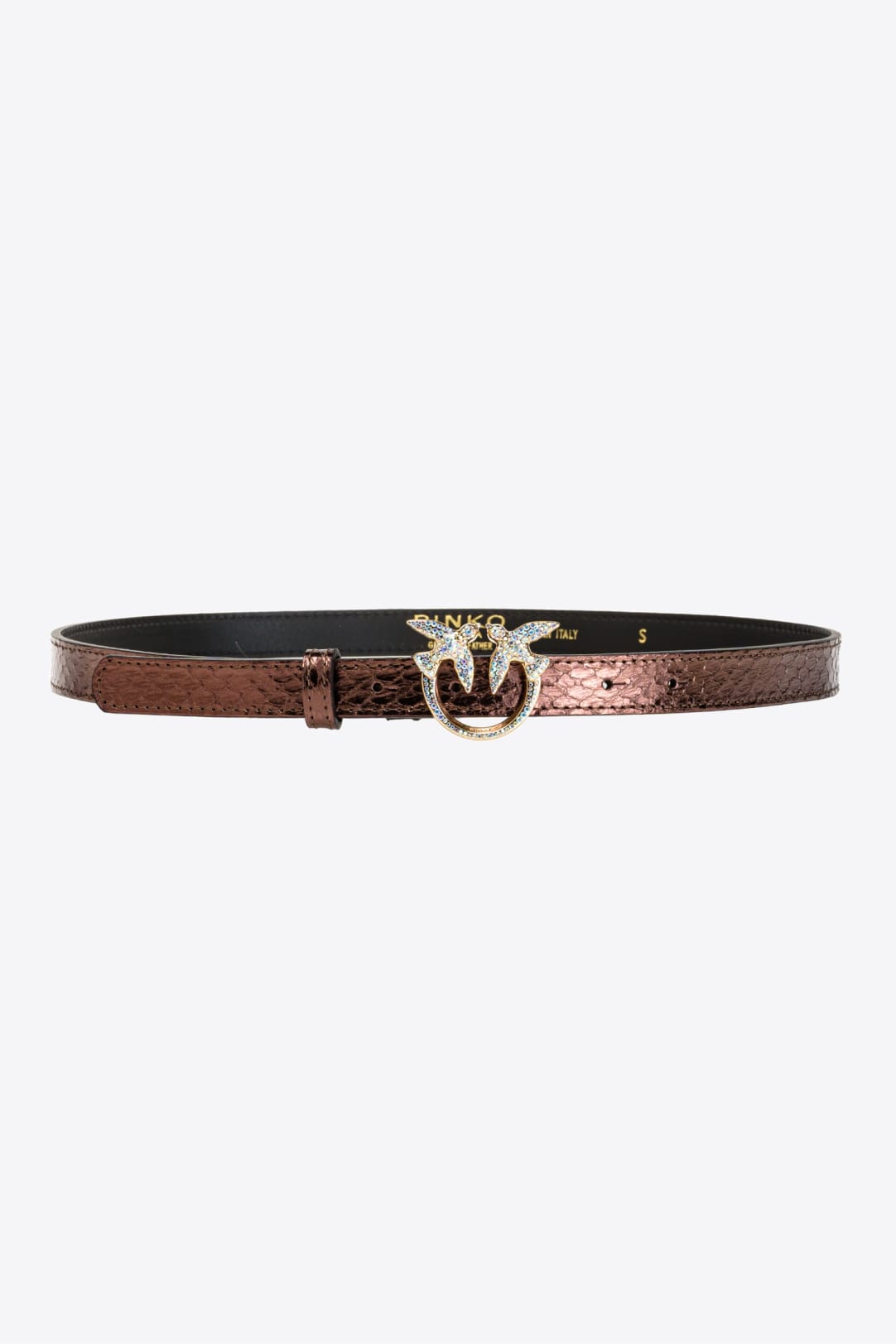 Louis Vuitton Reptile/Snake Skinny Belt