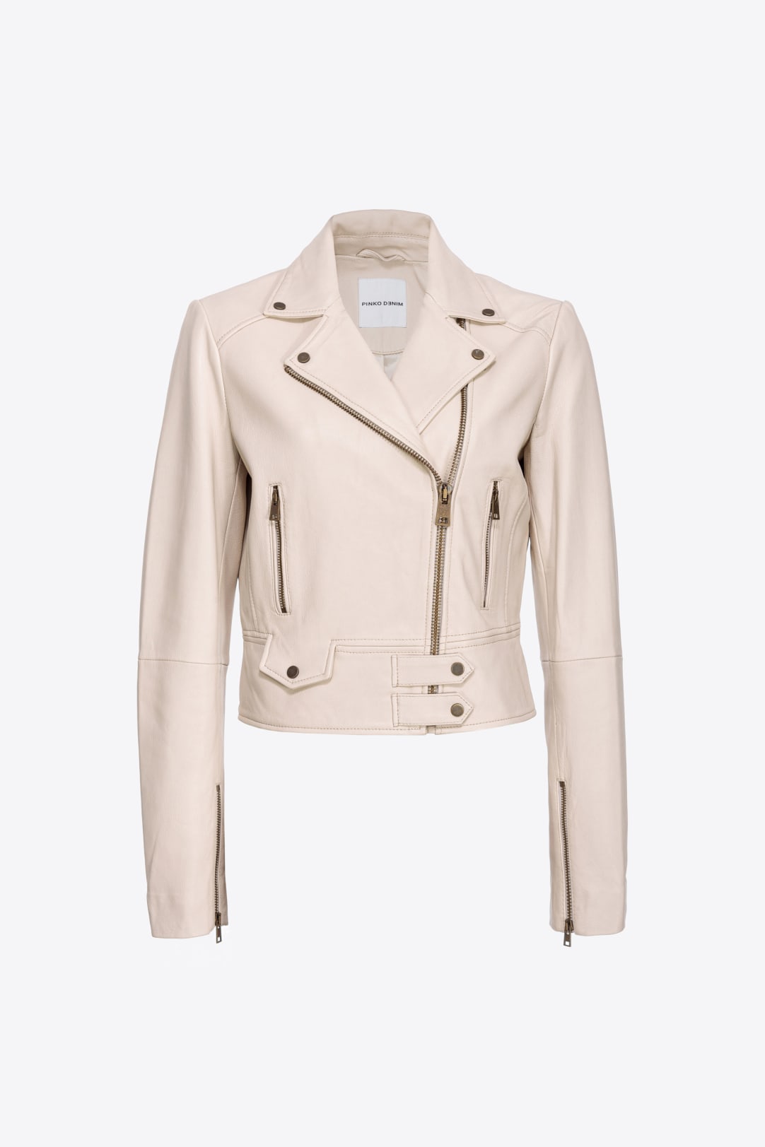 Pinko leather jacket hot sale