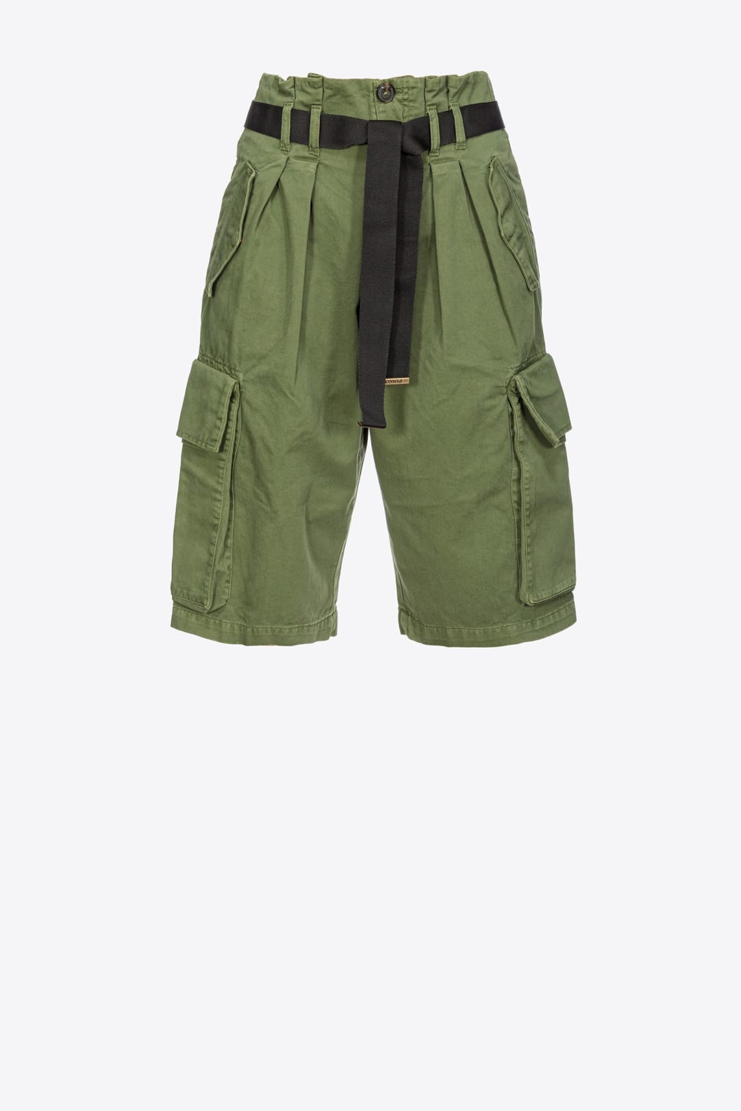 Olive green bermuda shorts sales