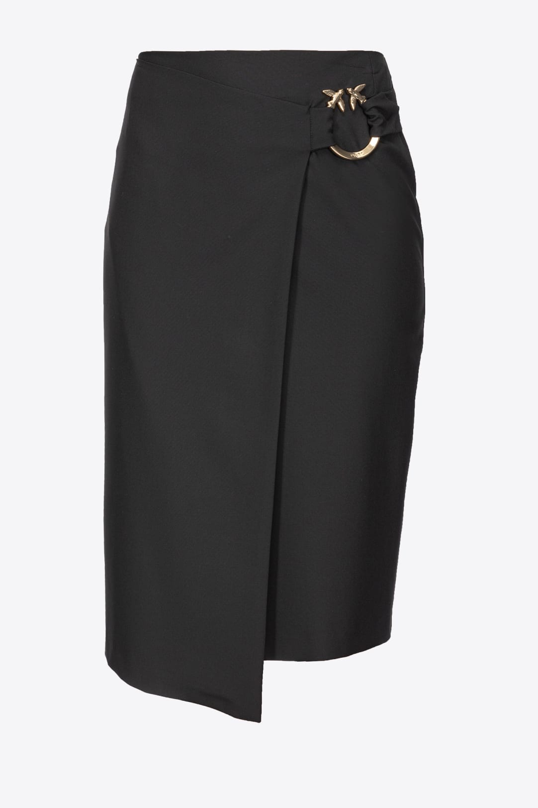 Black a line skirt calf length hotsell