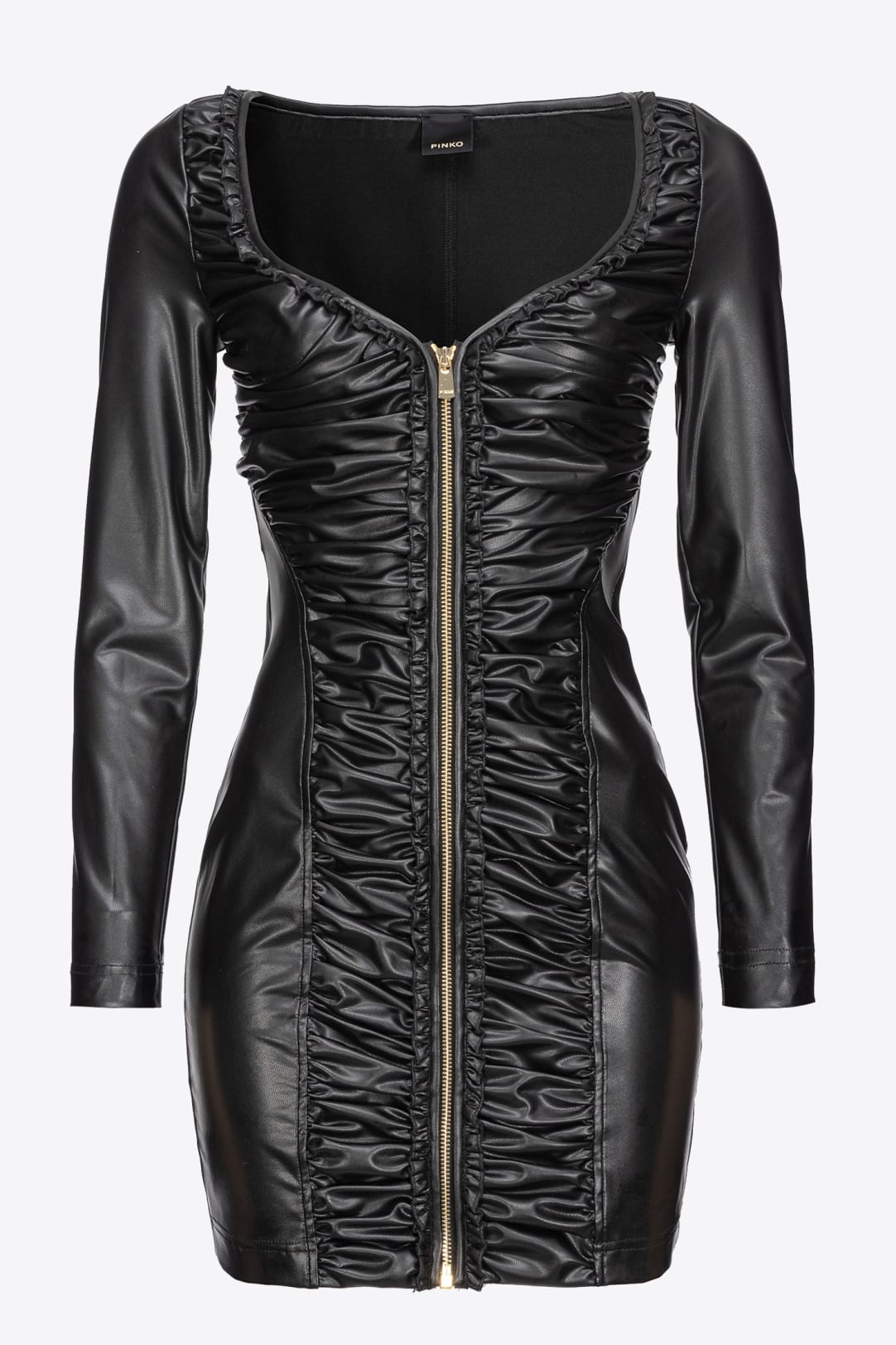 Leather effect mini dress PINKO Shop Online