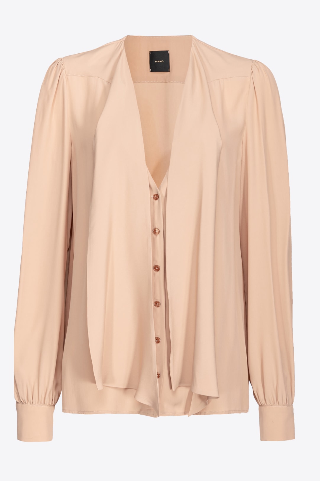 Crepe de Chine blouse with sash PINKO Shop Online