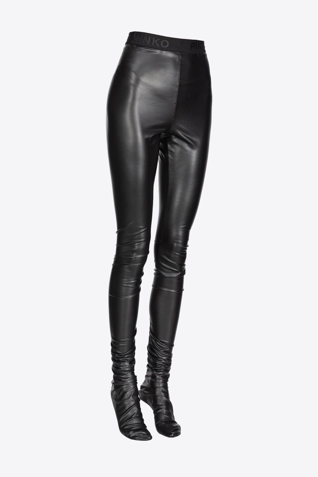 Leather-effect tights PINKO → Shop Online