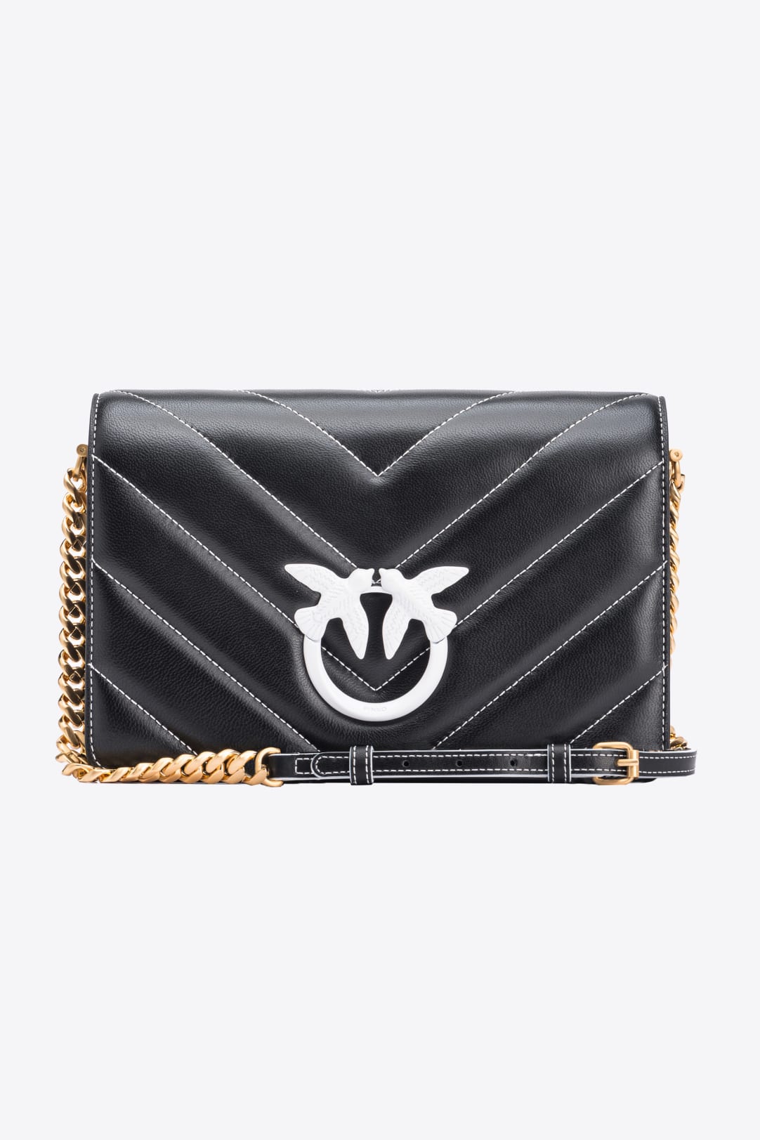 PINKO Galleria Classic Love Bag Click Big Chevron Opposite PINKO