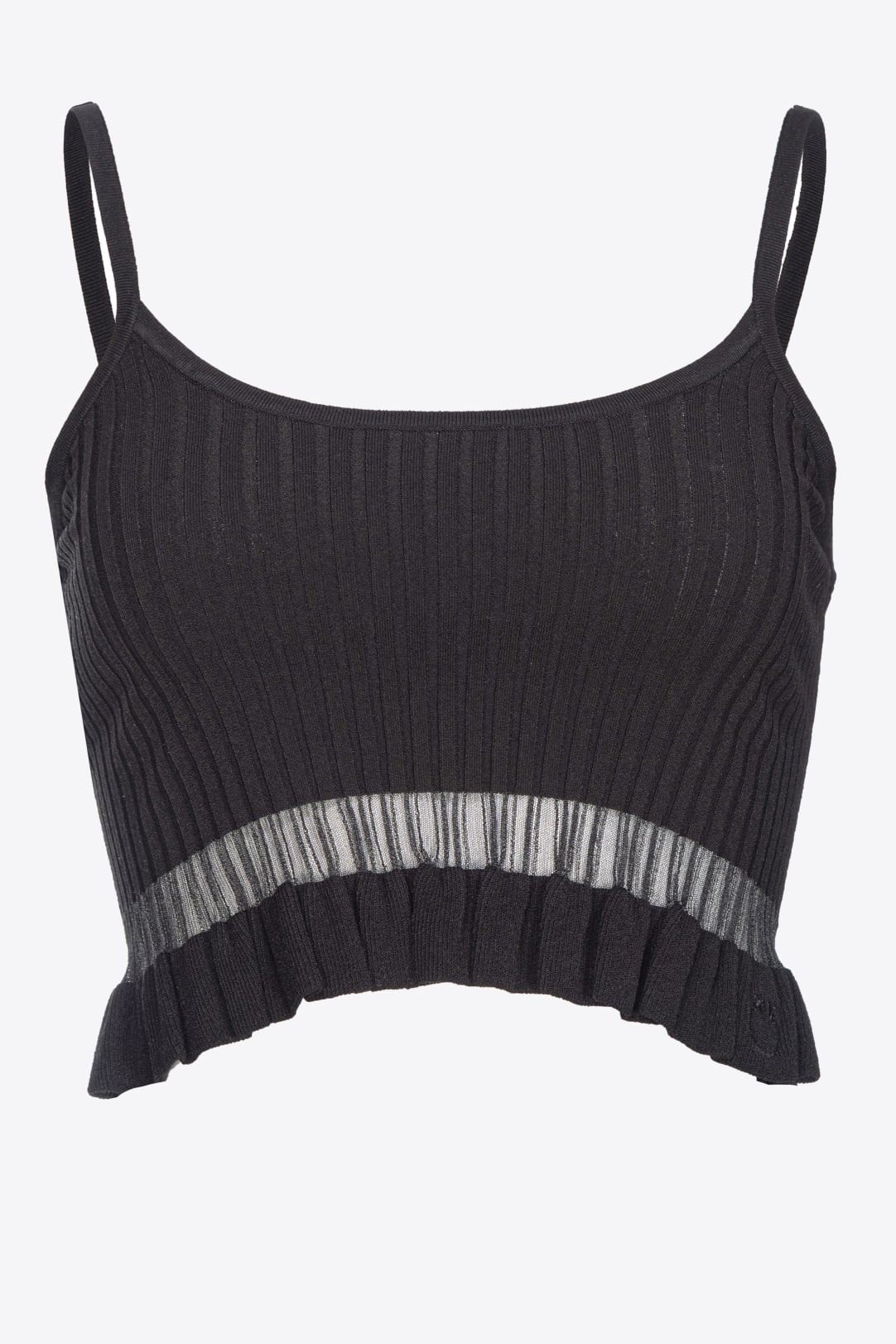 Ribbed cropped vest top PINKO → Shop Online