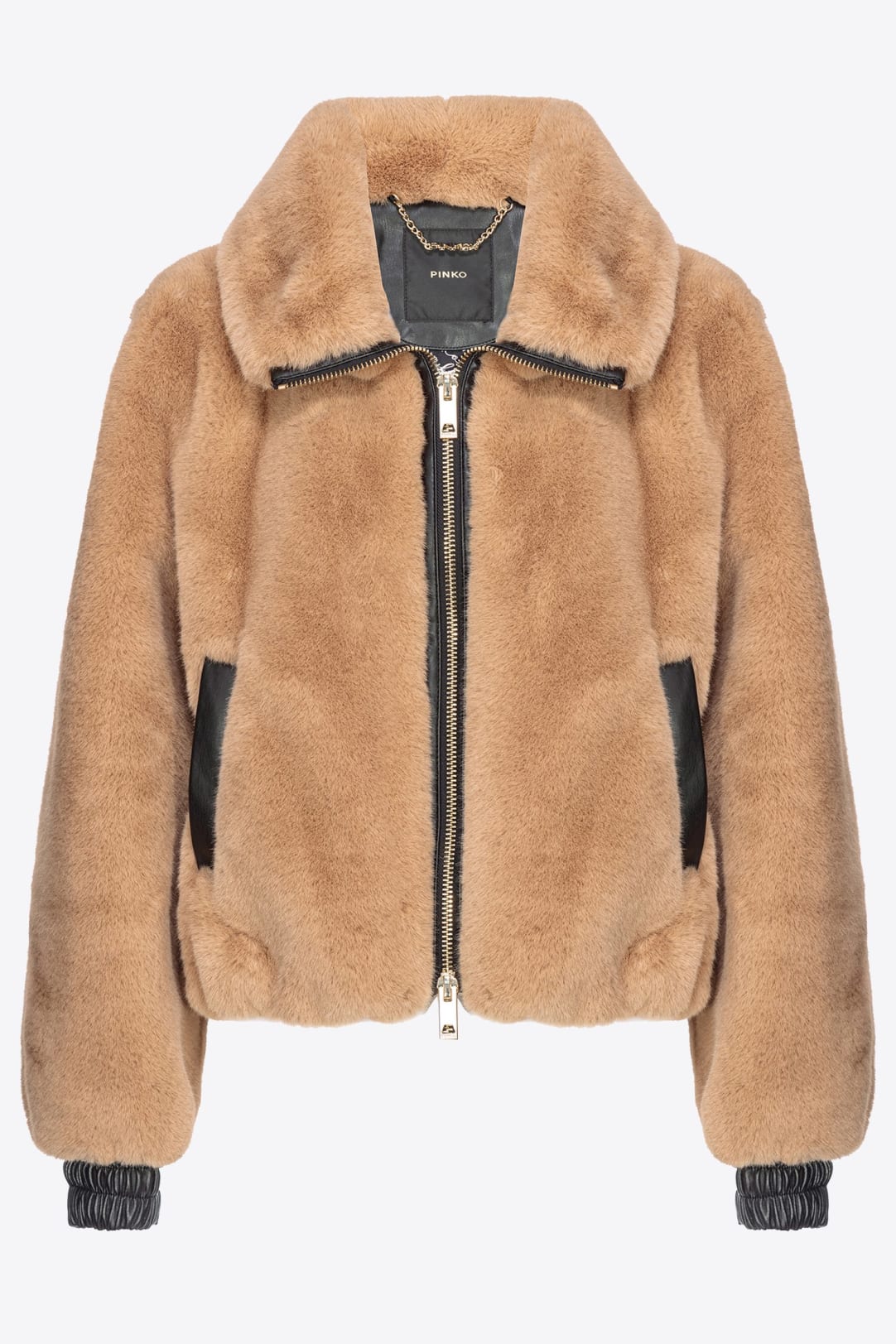 Faux fur bomber jacket PINKO → Shop Online