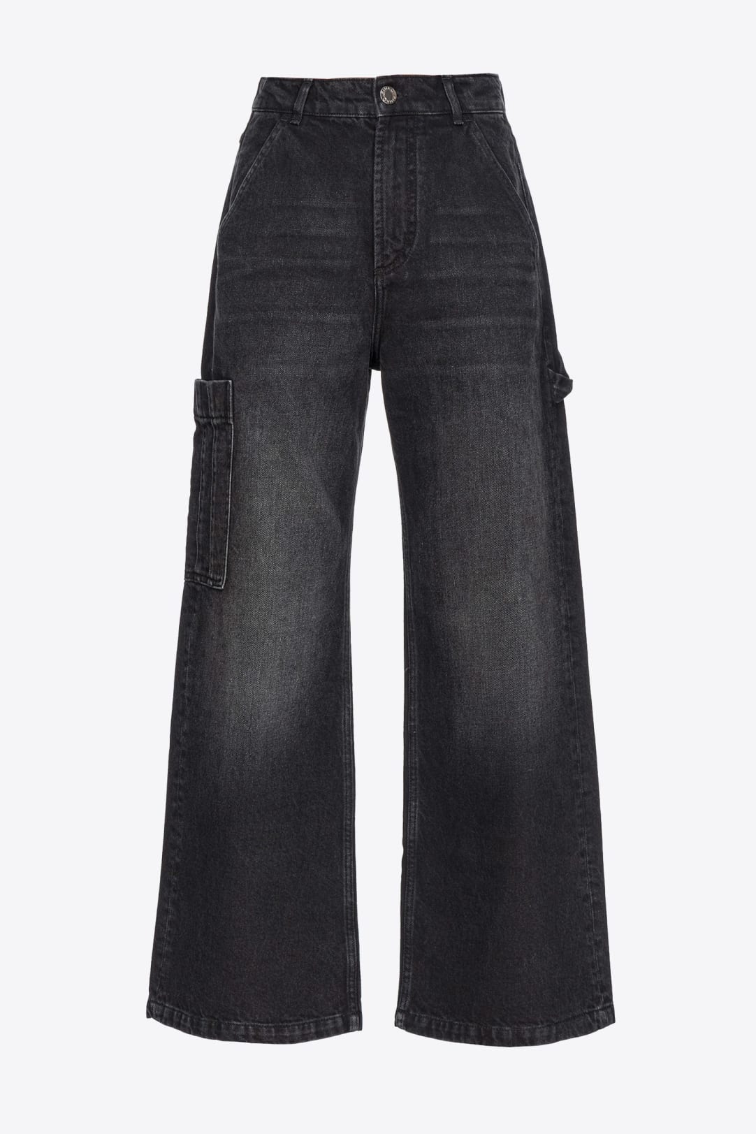 Black denim cargo jeans PINKO Shop Online