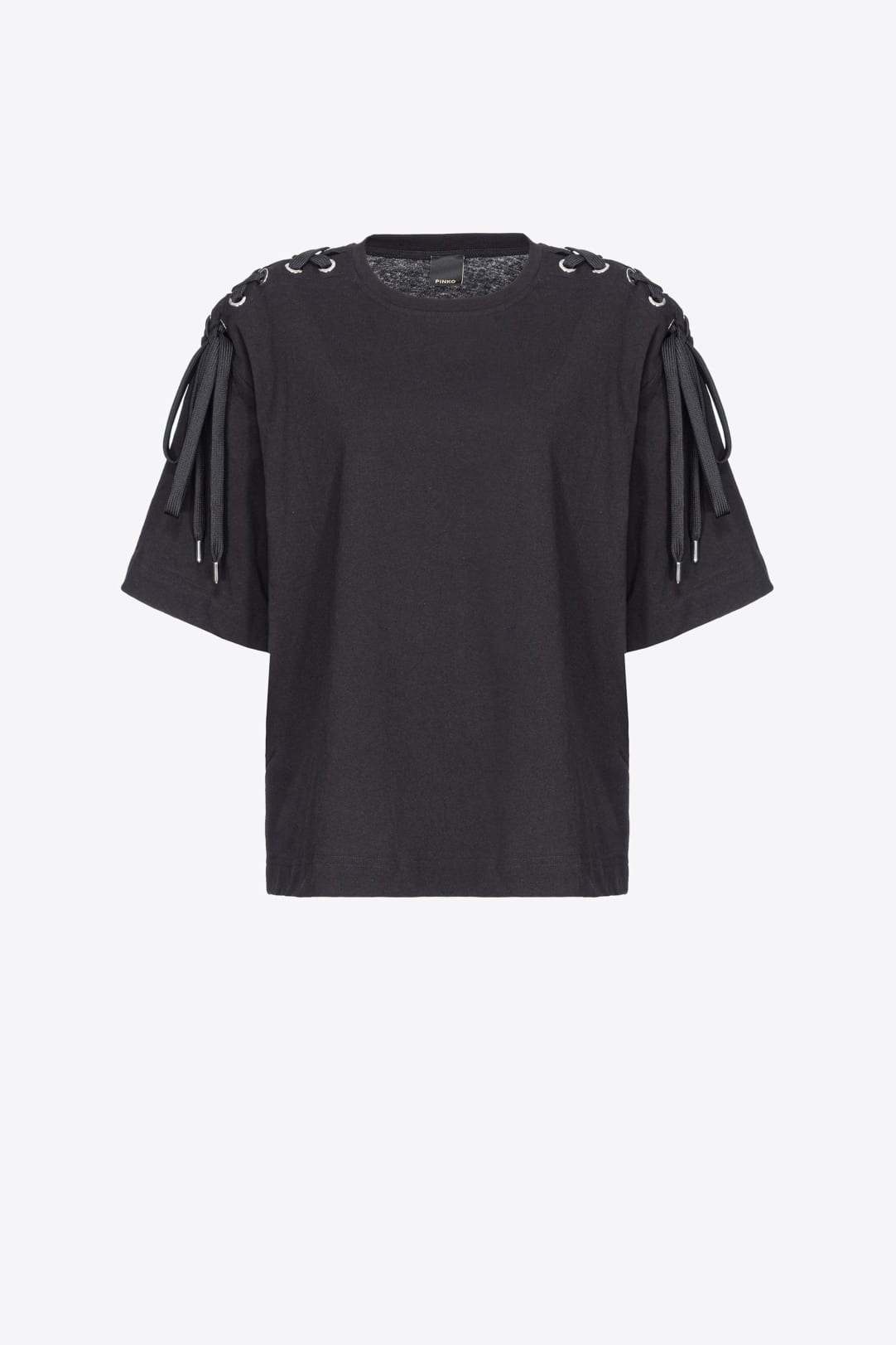 T shirt lacets crois s au niveau des paules PINKO Ach te en