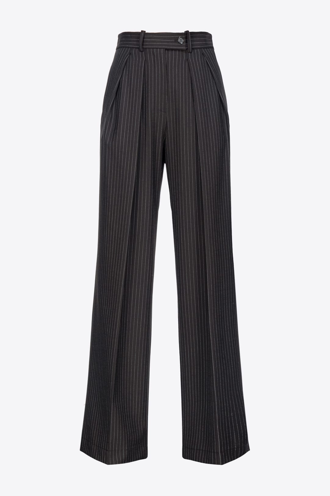 striped wide leg pants  Pantalones con pinzas mujer, Pantalones