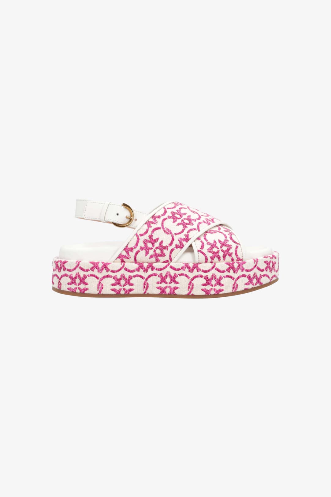 Platform colorful sandals top