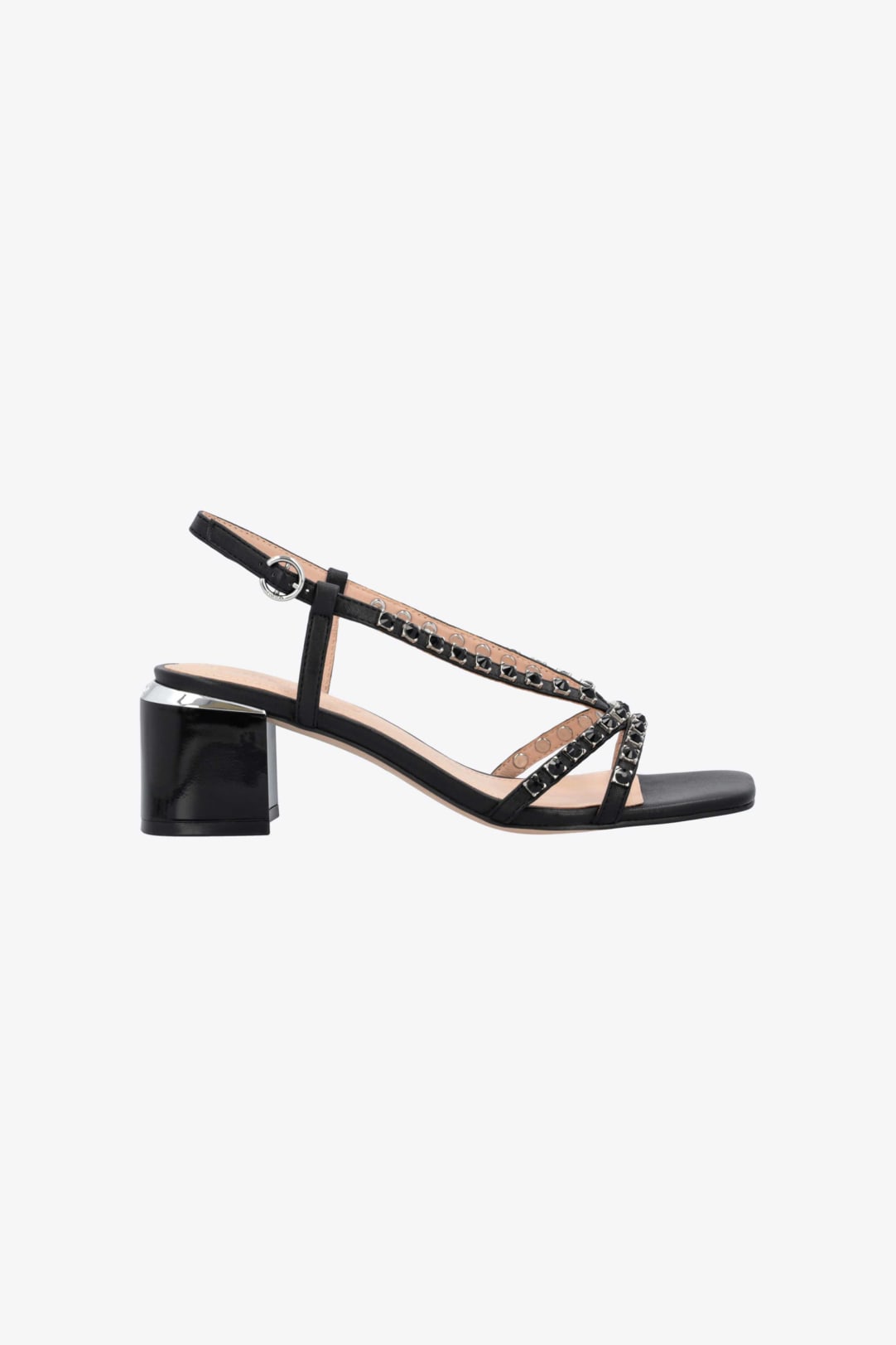 Sandalo con tacco on sale dorato
