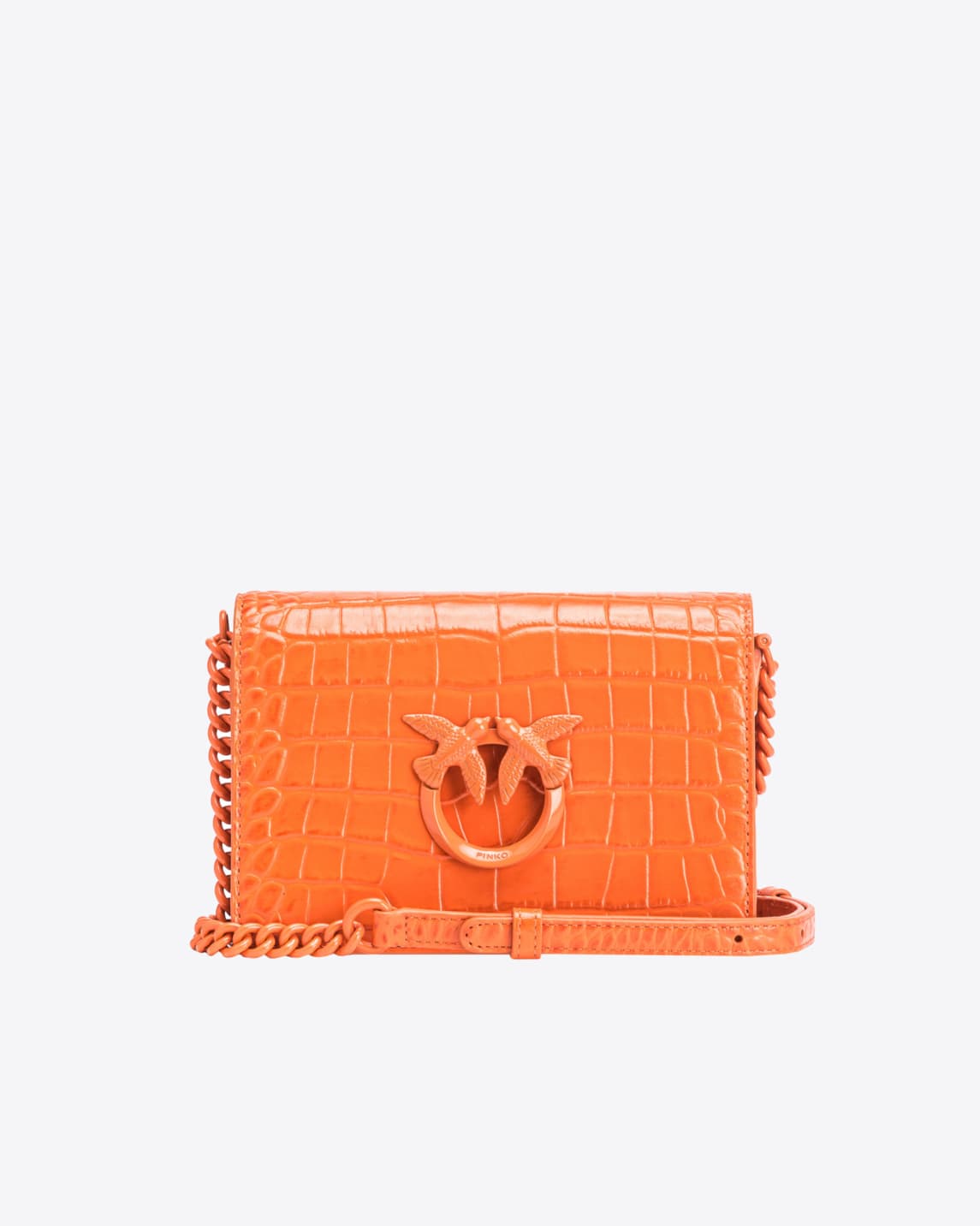 Pinko orange bag shop