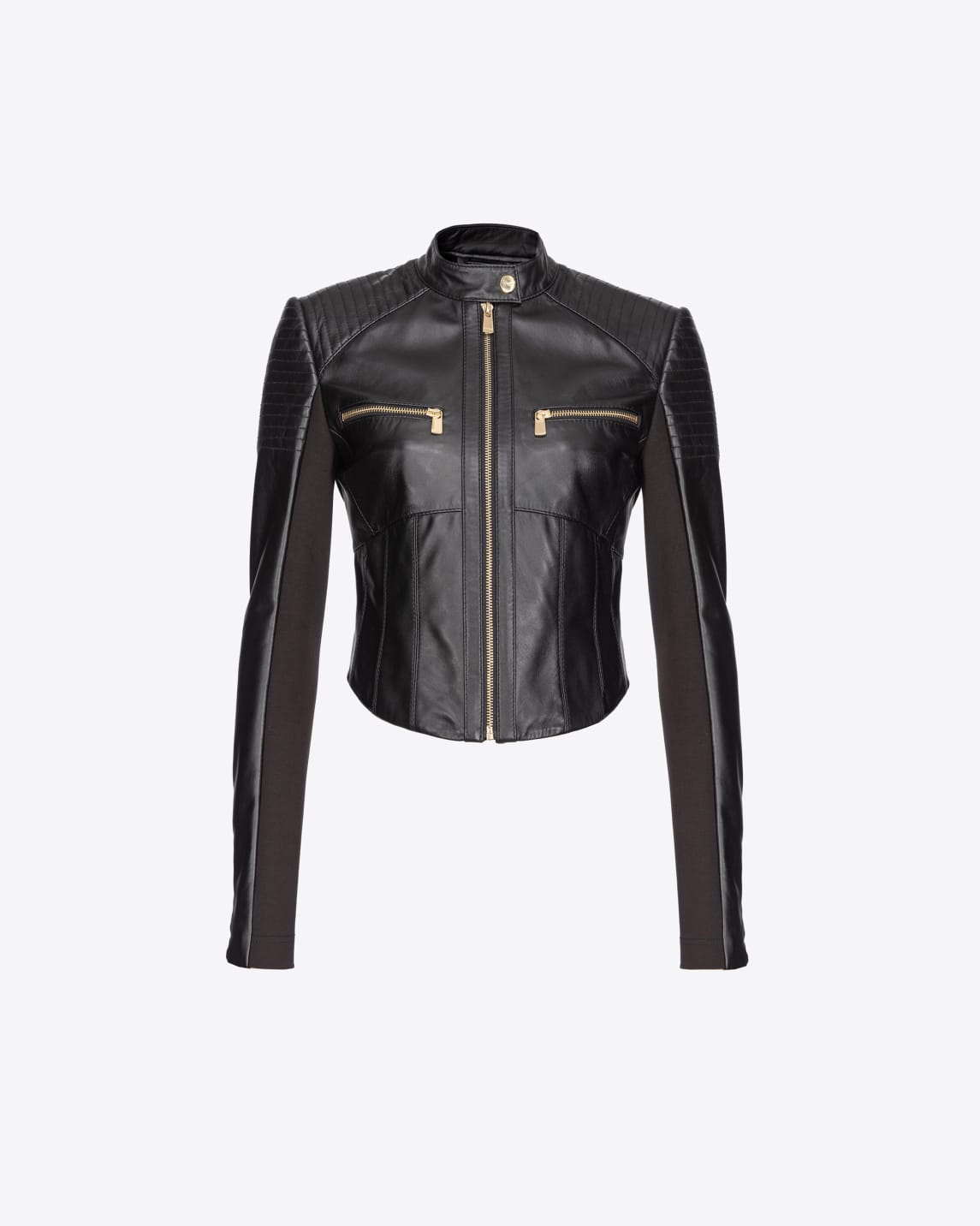 Fabric biker jacket womens new arrivals