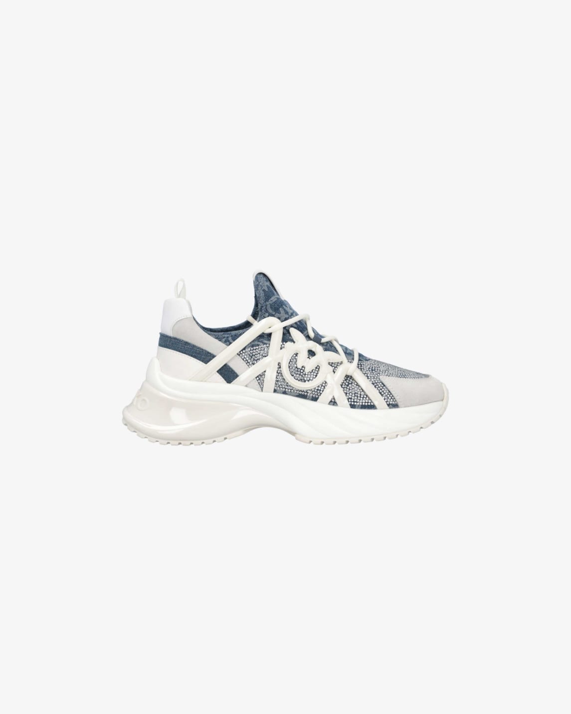 Pinko sneakers with rhinestones best sale