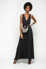 rhinestone maxi dress