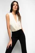 cropped flared trousers