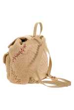 faux fur mini backpack