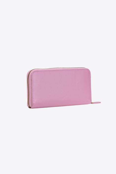 Zip-around leather purse PINKO → Shop Online