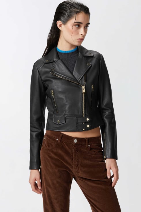 Giacchetta in pelle on sale donna