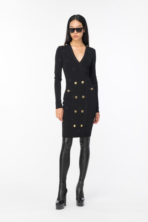 Pinko dress black clearance